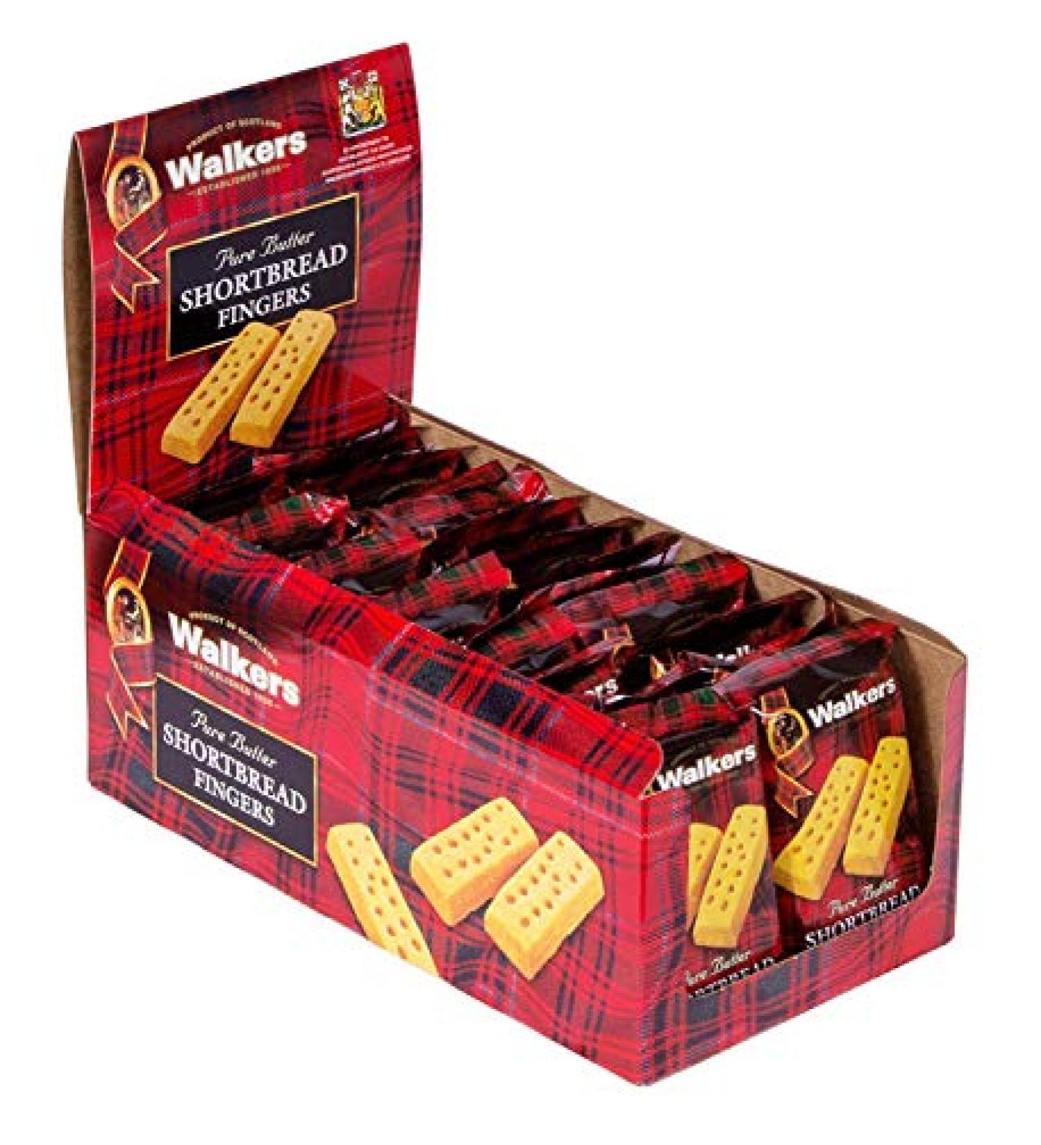 Walkers Shortbread Fingers 2 Count - Traditional Pure Butter Cookies from Scottish Highlands (12 pack) - Buy Online on GoSupps.com