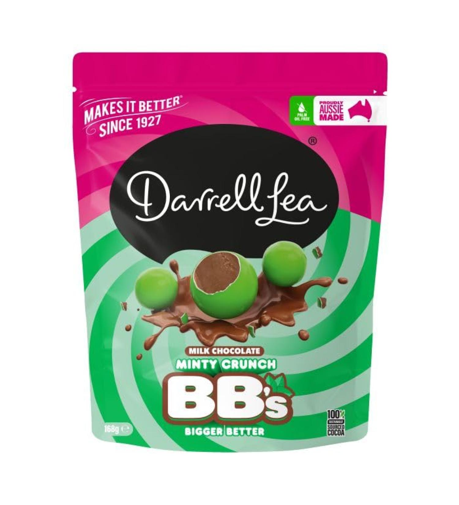 Broadway candy Darrell Lea Milk & Mint BB Crunch 168 g (Pack of 3)