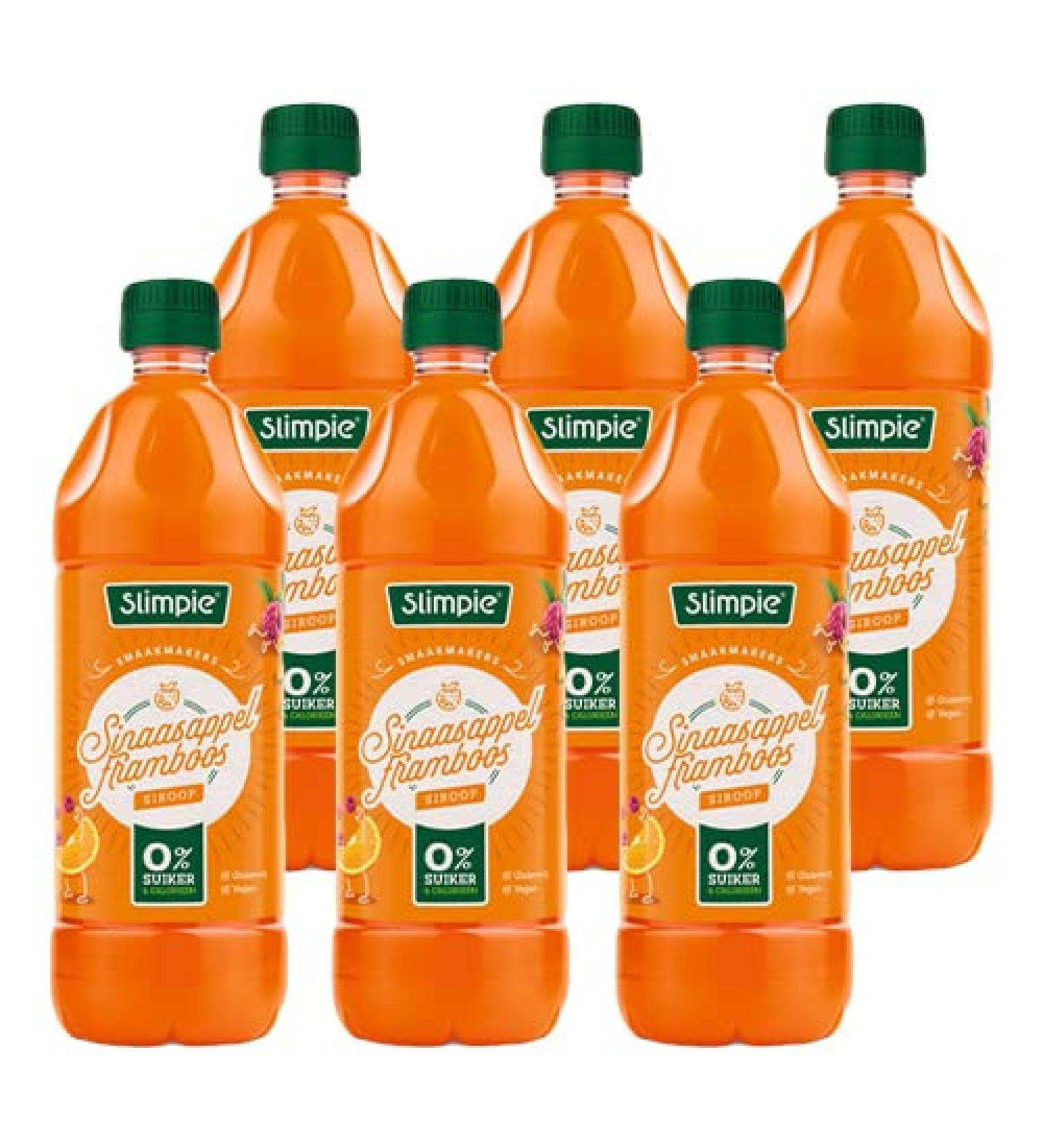 Slimpie - Orange Raspberry Lemonade syrup - 6x 650ml