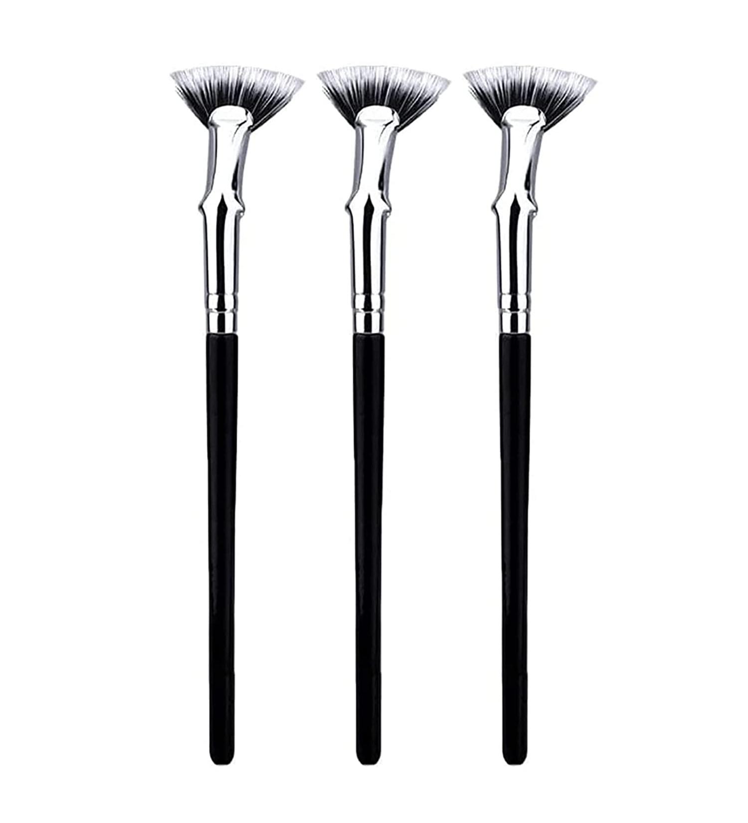 Dolly Mascara Fan Brush Set - Lash Wand for Natural Lifted Effects | 3Pcs Mascara Fan Brush for Enhanced Lashes - Buy Online on GoSupps.com