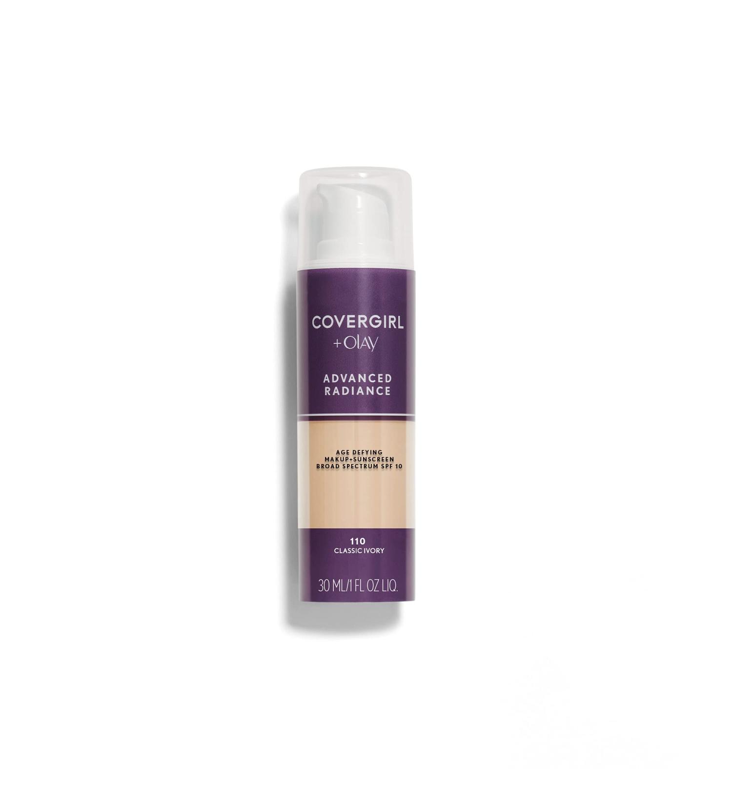 Covergirl Olay Advanced Radiance Age-Defying Makeup SPF 10 - Classic Ivory 1oz - Buy Online on GoSupps.com