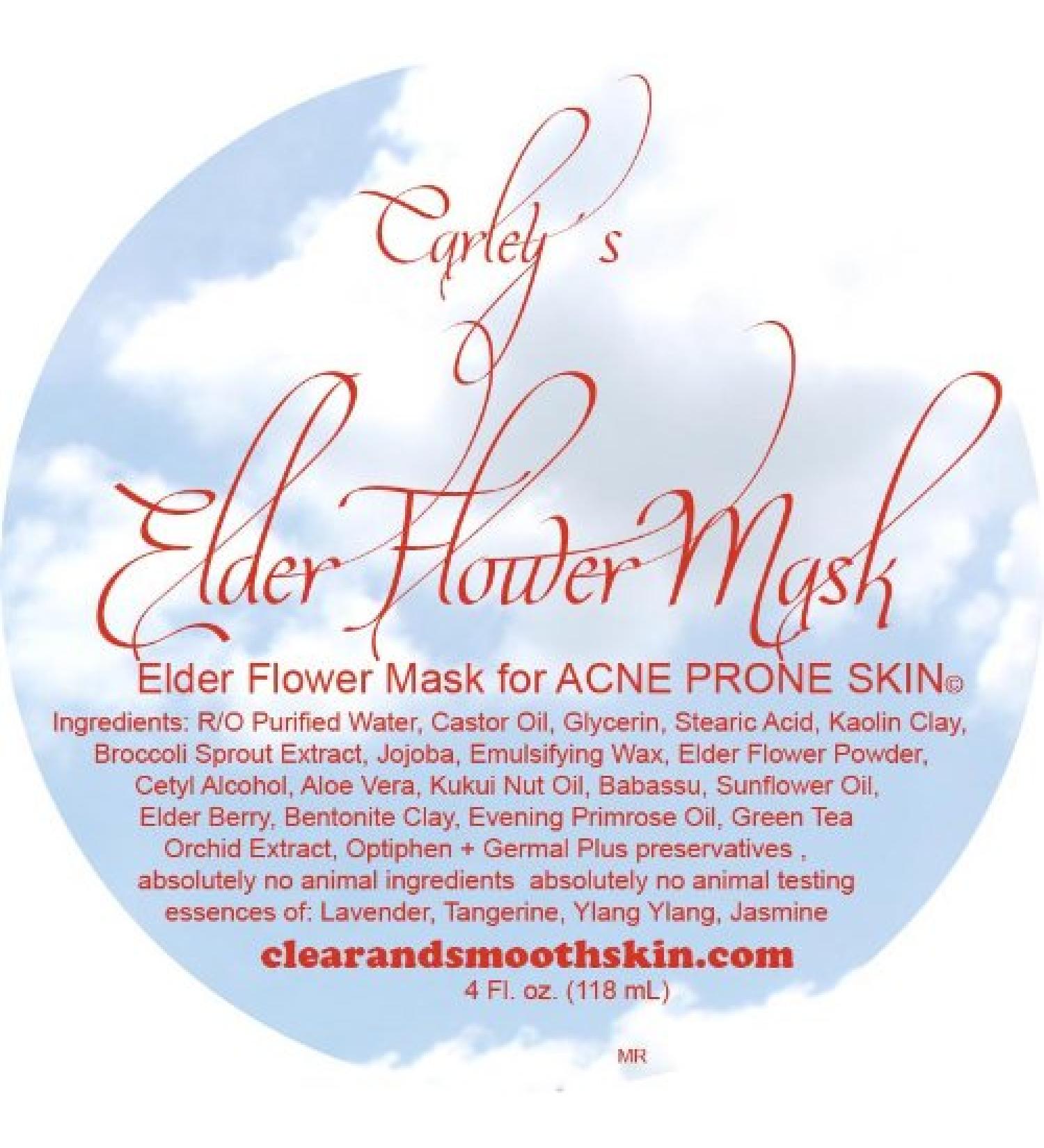 Carley's Elder Flower Mask for Acne Prone Skin
