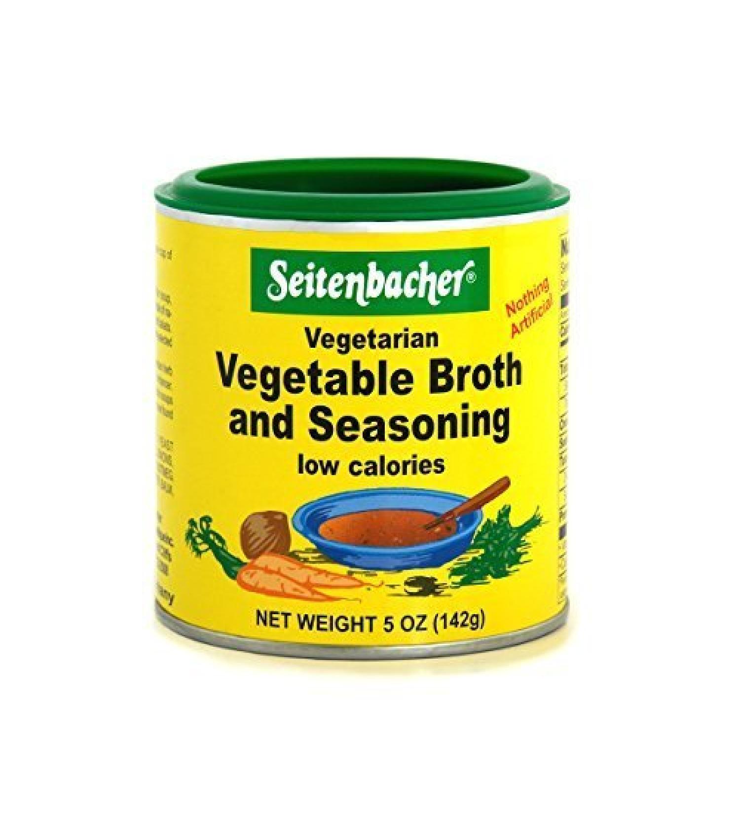 Seitenbacher Vegetable Broth and Seasoning - 5 oz. can (3-Pack)