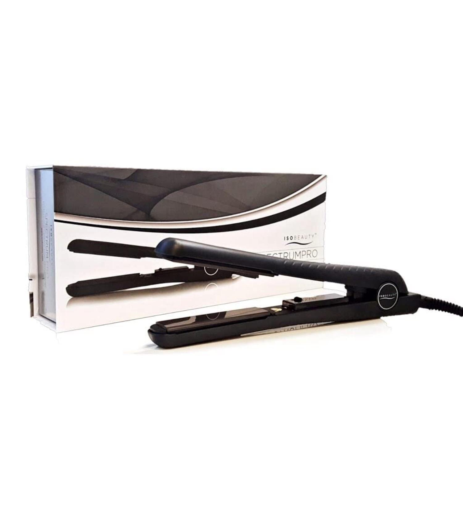 ISO Professional Super Spectrum Flat Iron - Black | International Shipping Available - Buy Online on GoSupps.com