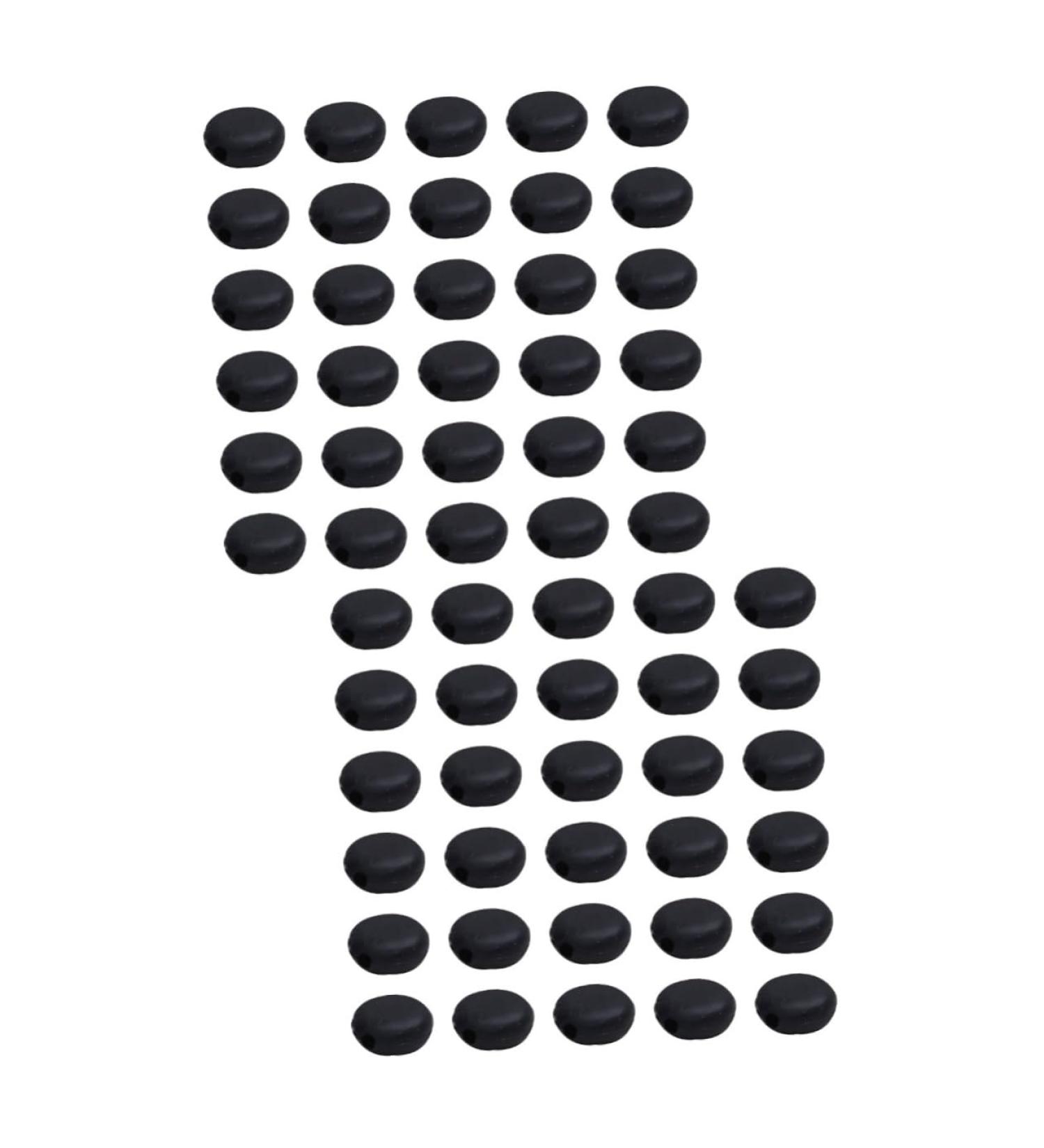 Minkissy 200 STK Silicone Cord Buckles for Facial Masks | Adjustable Jewelry Connectors for Bracelets & Ear Feathers - International Shipping Available - Buy Online on GoSupps.com