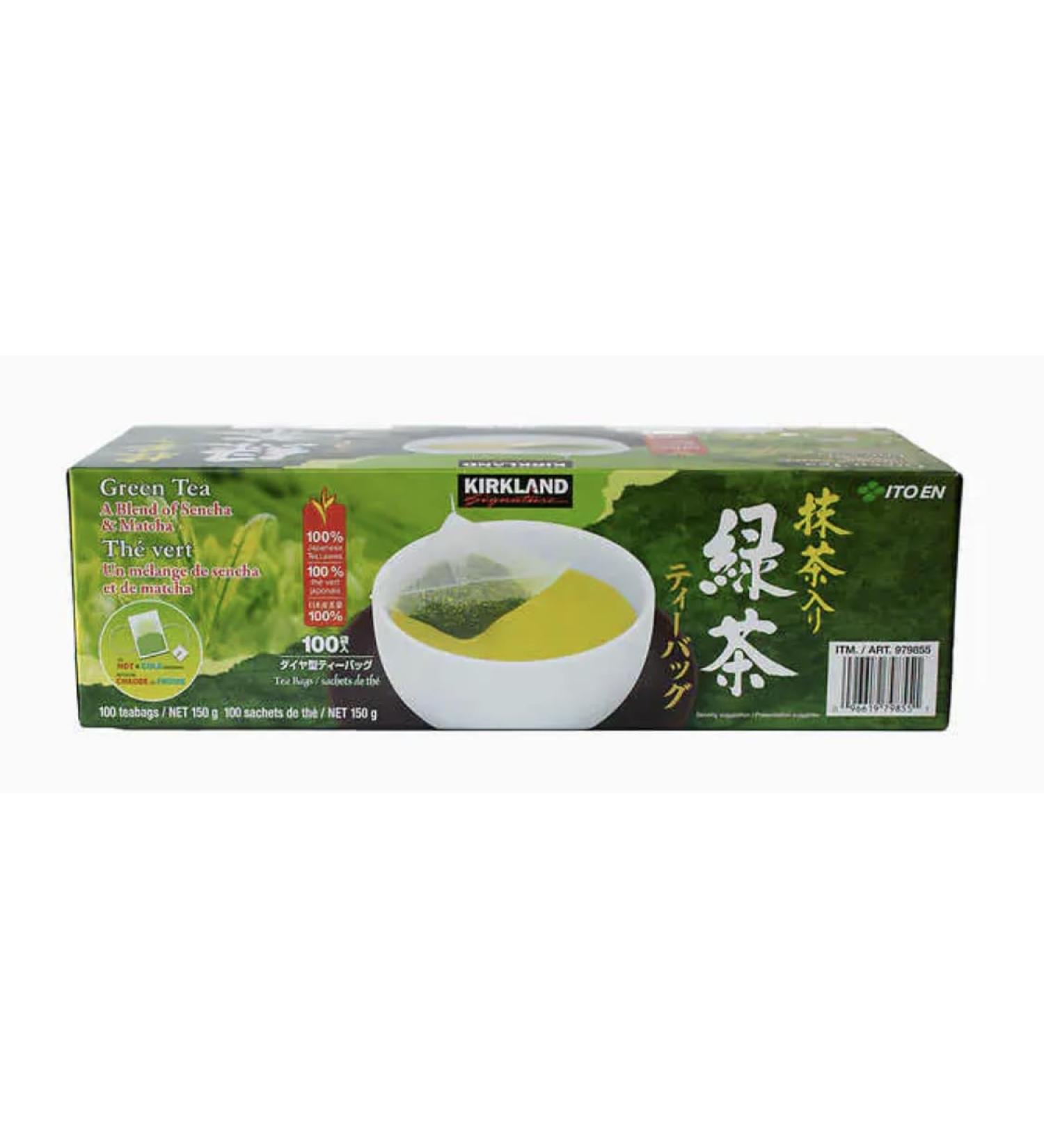 Kirkland Signature Original Green Tea 100 Count - Buy Online on GoSupps.com