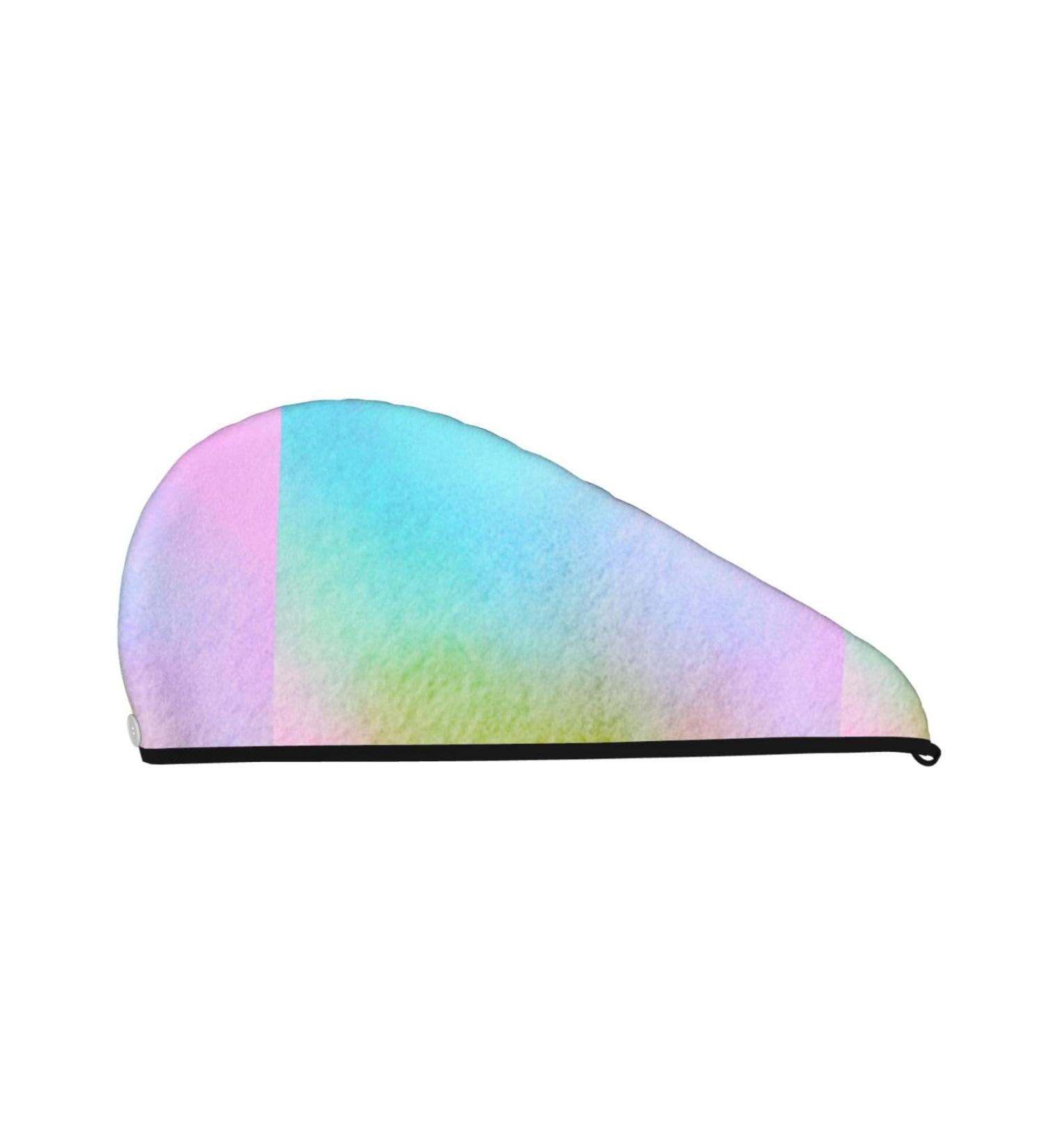 Colorful Wavy Abstract Microfiber Hair Towel - Soft Super Absorbent Wrap for Long Curly & Thick Hair - Buy Online on GoSupps.com
