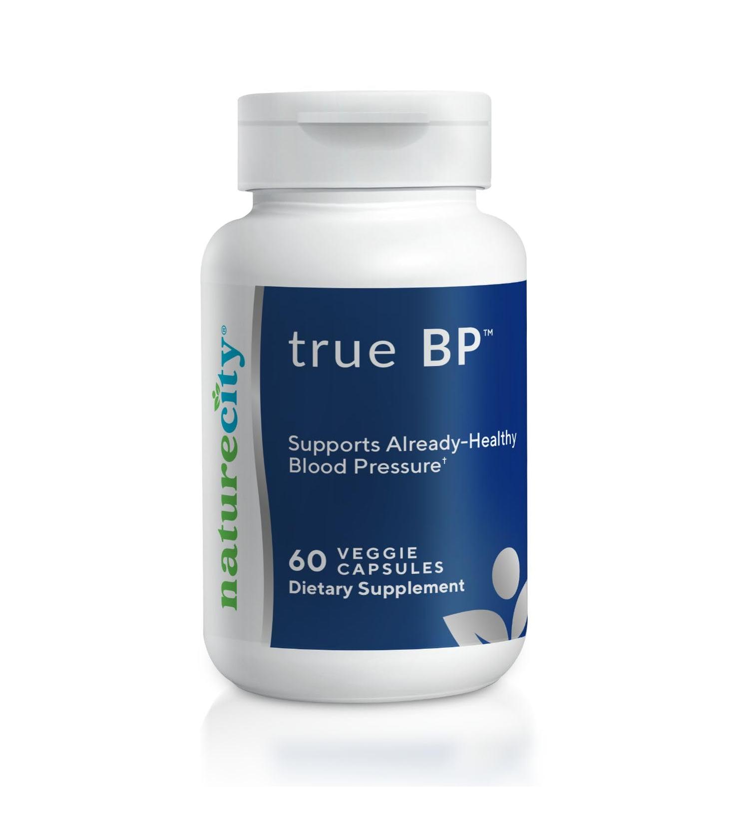 NatureCity True-BP | Supplements to Support Blood Flow for Heart Health | MegaNatural-BP 80mg 16% Oleuropein (60 Veggie Capsules) Non-GMO Gluten Free - Buy Online on GoSupps.com
