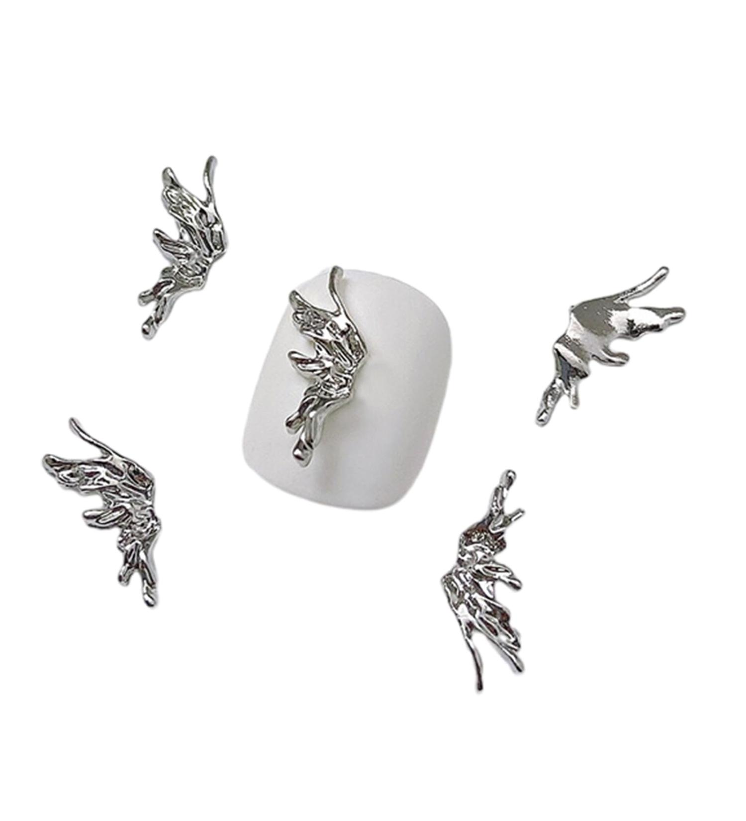 10Pcs 3D Butterfly Nail For Nails Alloy Butterfly Nail Decoration Alloy Nail Butterfly Nail Manicure Accessories Manicure Accessories K - Buy Online on GoSupps.com