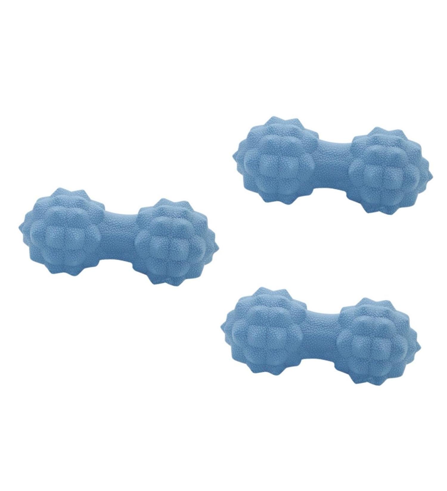 Magiclulu 3ST Massage Ball Set - Full Body Muscle Massager for Yoga & Fitness | Double Massage Balls (15x6cm) - Relax & Relieve Tension - Buy Online on GoSupps.com