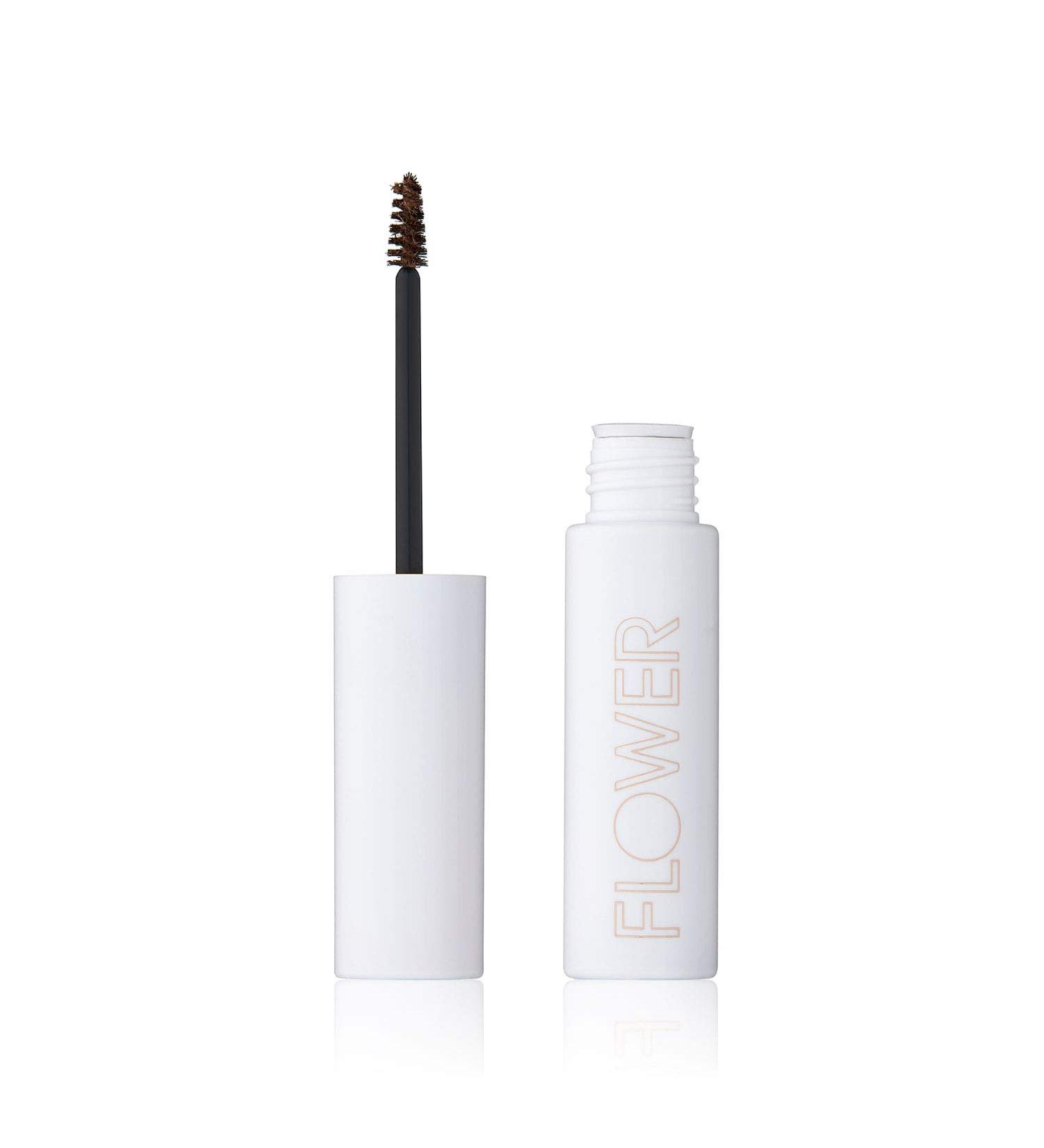 FLOWER Beauty Fiber Fix Brow Gel in Brunette - Tinted Brow Mascara & Fixative - Buy Online on GoSupps.com