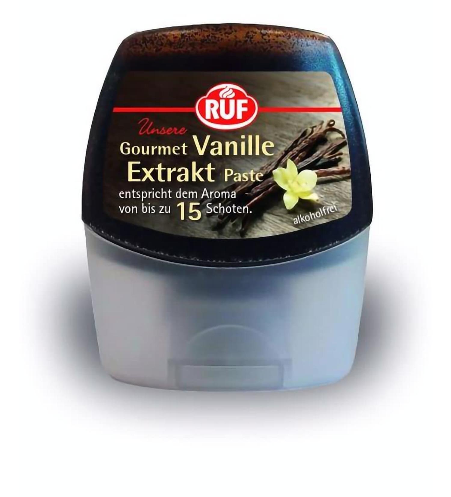 Pure Tahitian Vanilla Extract & Paste - Gourmet Flavor for Creams Doughs Coffee & Milkshakes - 77g Squeezer - Buy Online on GoSupps.com