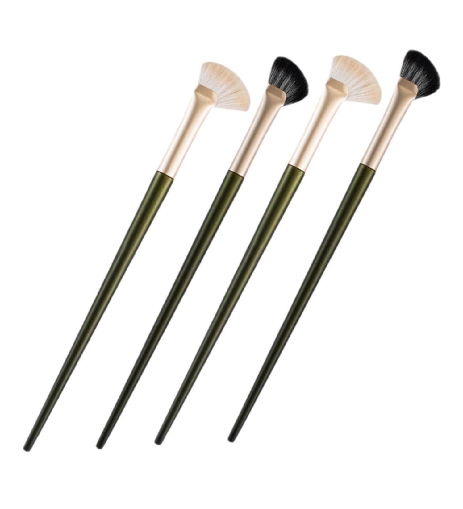 MAGICLULU 4pcs Nose Shadow Brush Eyeshadow Brush Angled Cosmetic Brush Nose Contour Brush Makeup Tool Small Concealer Brush Makeup Accessory Flat Concealer Brush Concealer Brush under Eye - Buy Online on GoSupps.com