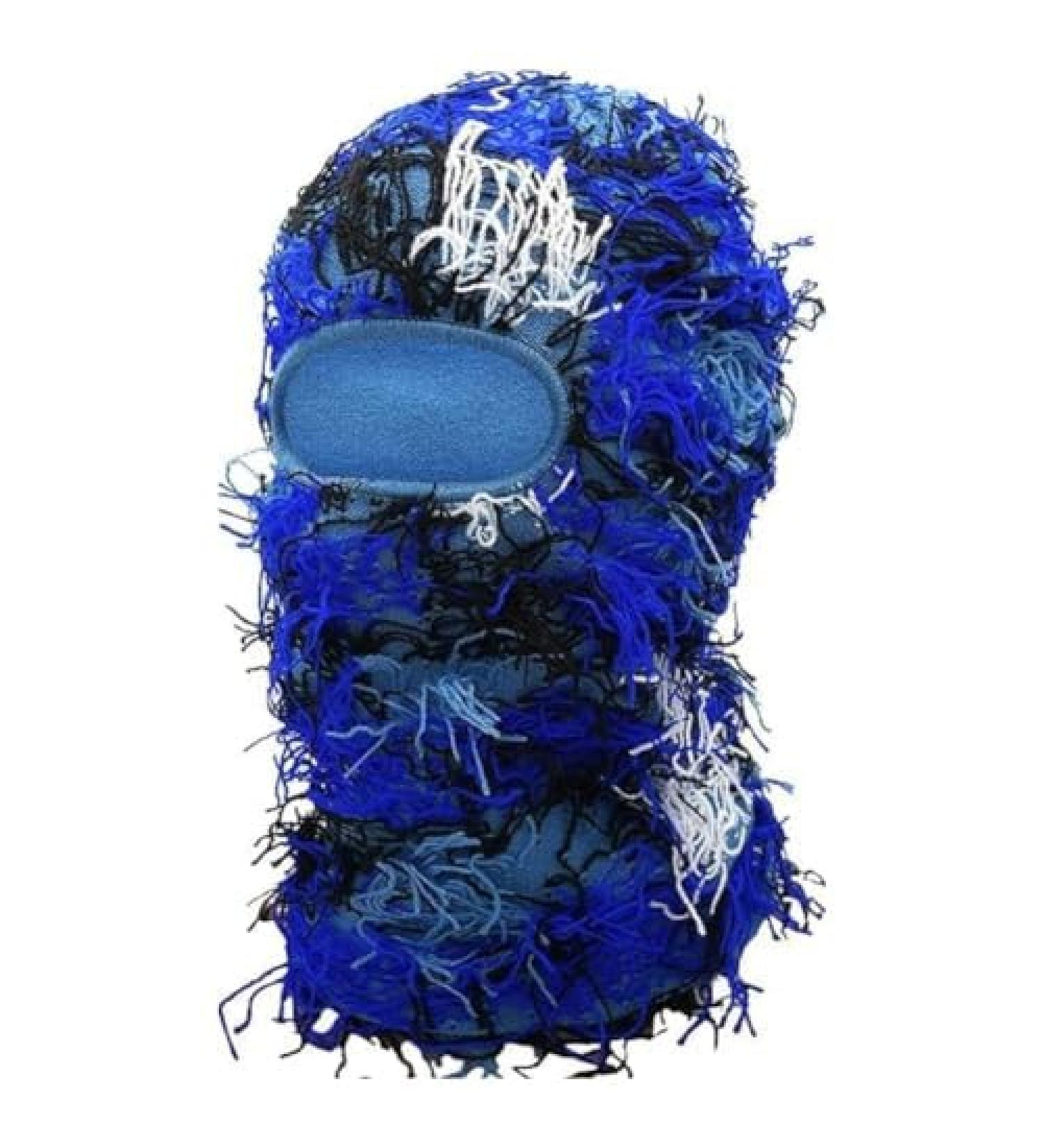 Fanmaikuail Storm Hood - Warm Windproof Balaclava for Skiing Motorcycling & Outdoor Activities - Breathable Knitted Face Mask (Blue) | International Shipping - Buy Online on GoSupps.com