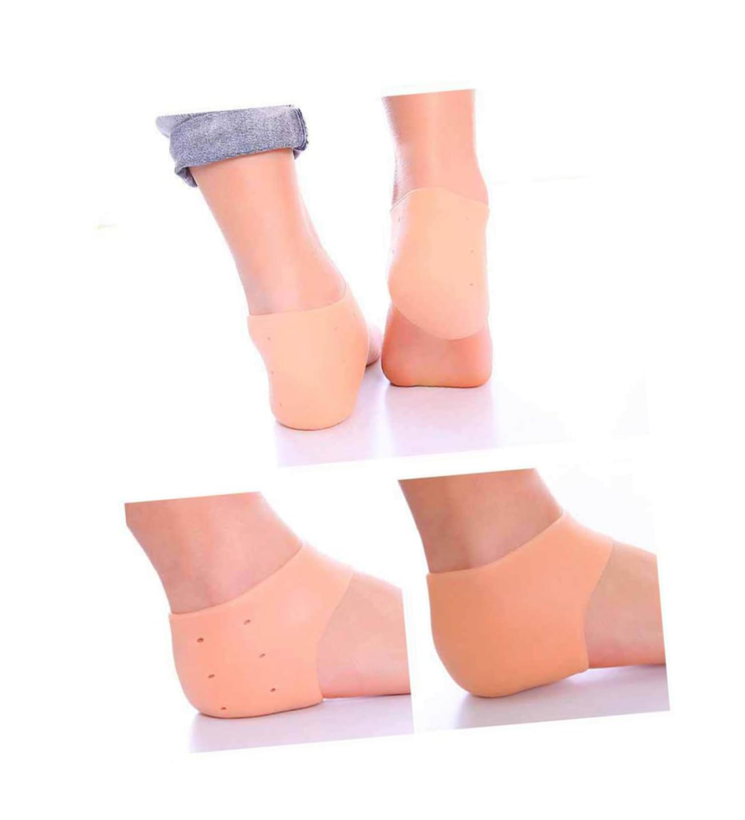 Moisturizing Anti-Crack Heel Covers - Foot Care Protector Sleeves & Pads for Soft Healthy Feet - Buy Online on GoSupps.com