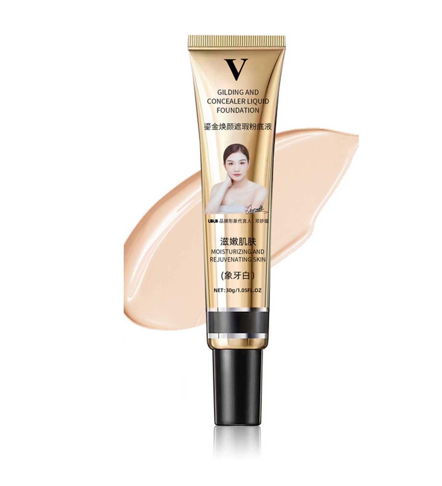 FV Concealer Foundation | Full Coverage 24H Lasting | Waterproof Matte Makeup Primer (Ivory) - Buy Online on GoSupps.com