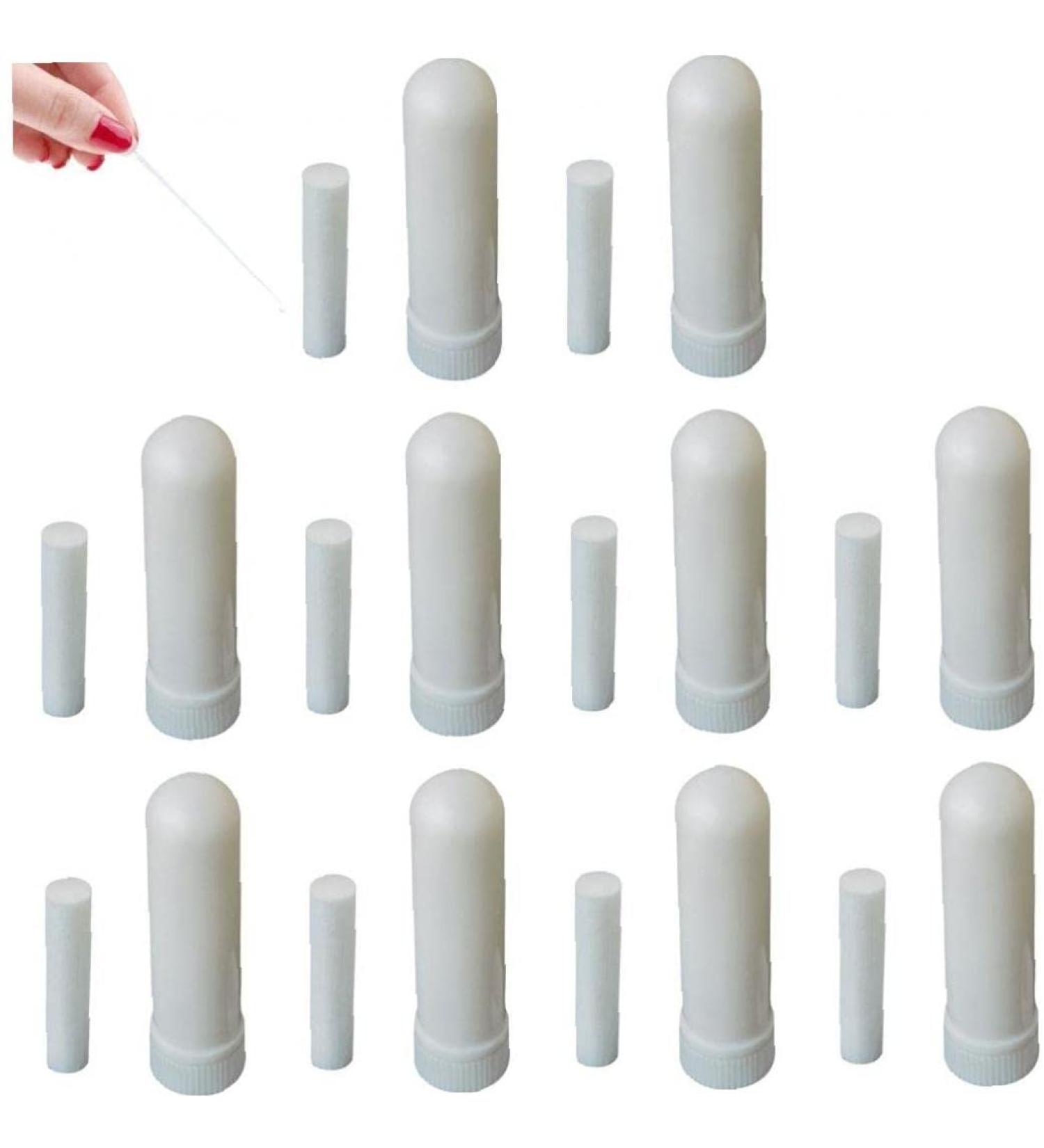 Buy Lipfer 10pcs Essential Oil Aromatherapy Empty Nasal Inhaler Tubes - Ideal for Essential Oils | International Shipping - Buy Online on GoSupps.com