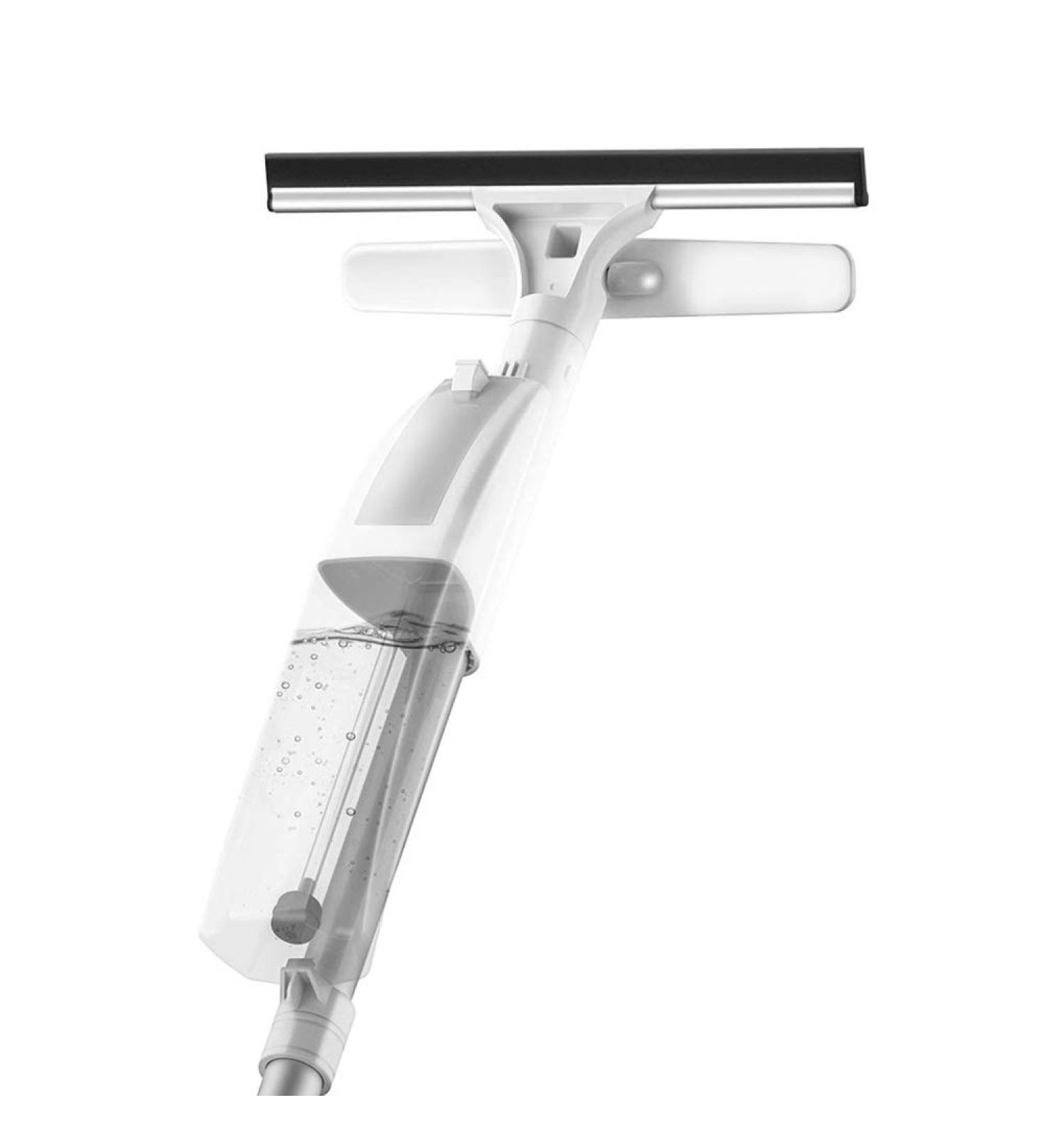 Glass Wiper - Window Cleaner Double-Sided Window Wiper Cleaner with Lntegrated Water Spray and Microfibre Cleaning Pad - Buy Online on GoSupps.com