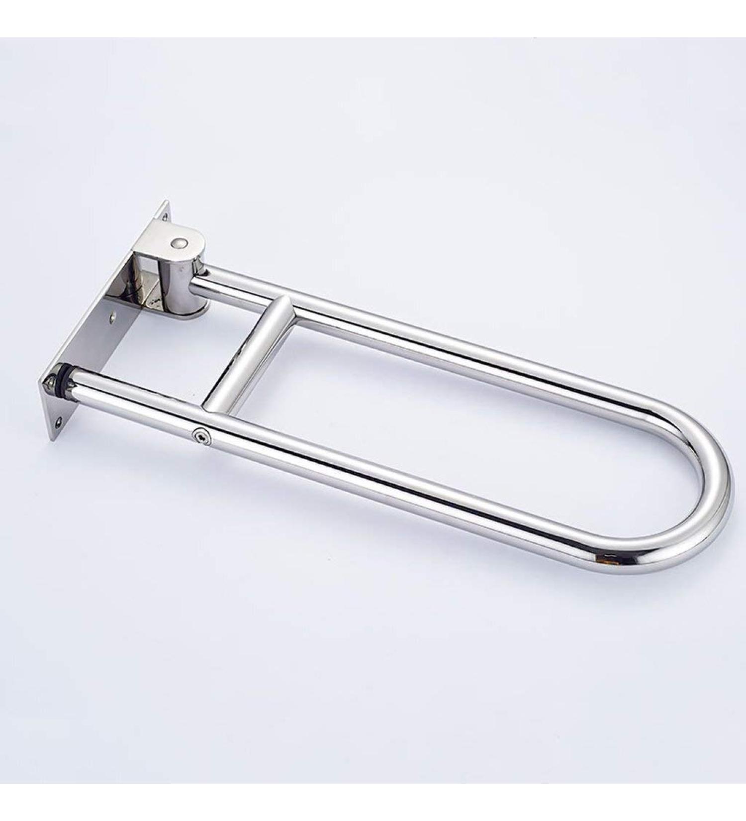 Bathroom Grab Bar Safety Support Rail Wall-mounted Bathroom Grab Bar Stainless Steel Grab Bar Safety HandRail Support Grab Bar Foldi - Buy Online on GoSupps.com