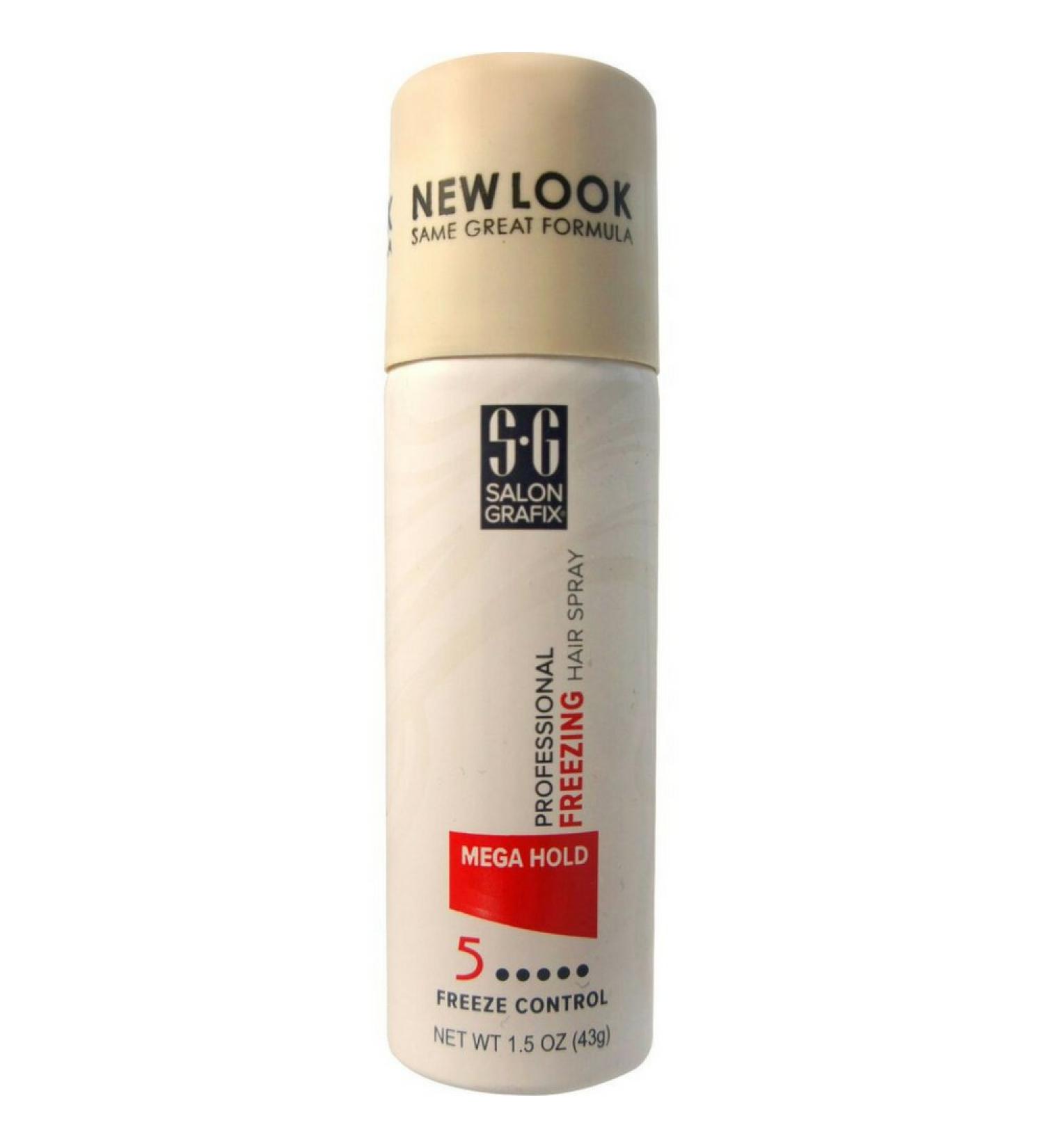Salon Grafix Mega Hold Freezing Hair Spray 1.5 oz (Pack of 2) - Buy Online on GoSupps.com