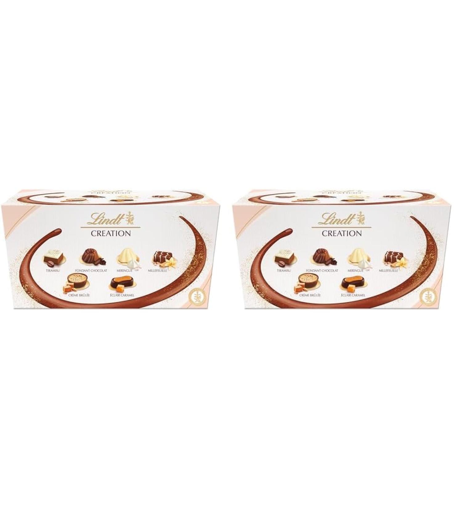 Lindt - Ballotin de Chocolats CREATION - Assortiment 173g (Lot de 2) Cr ation 173g (Lot de 2) - Buy Online on GoSupps.com