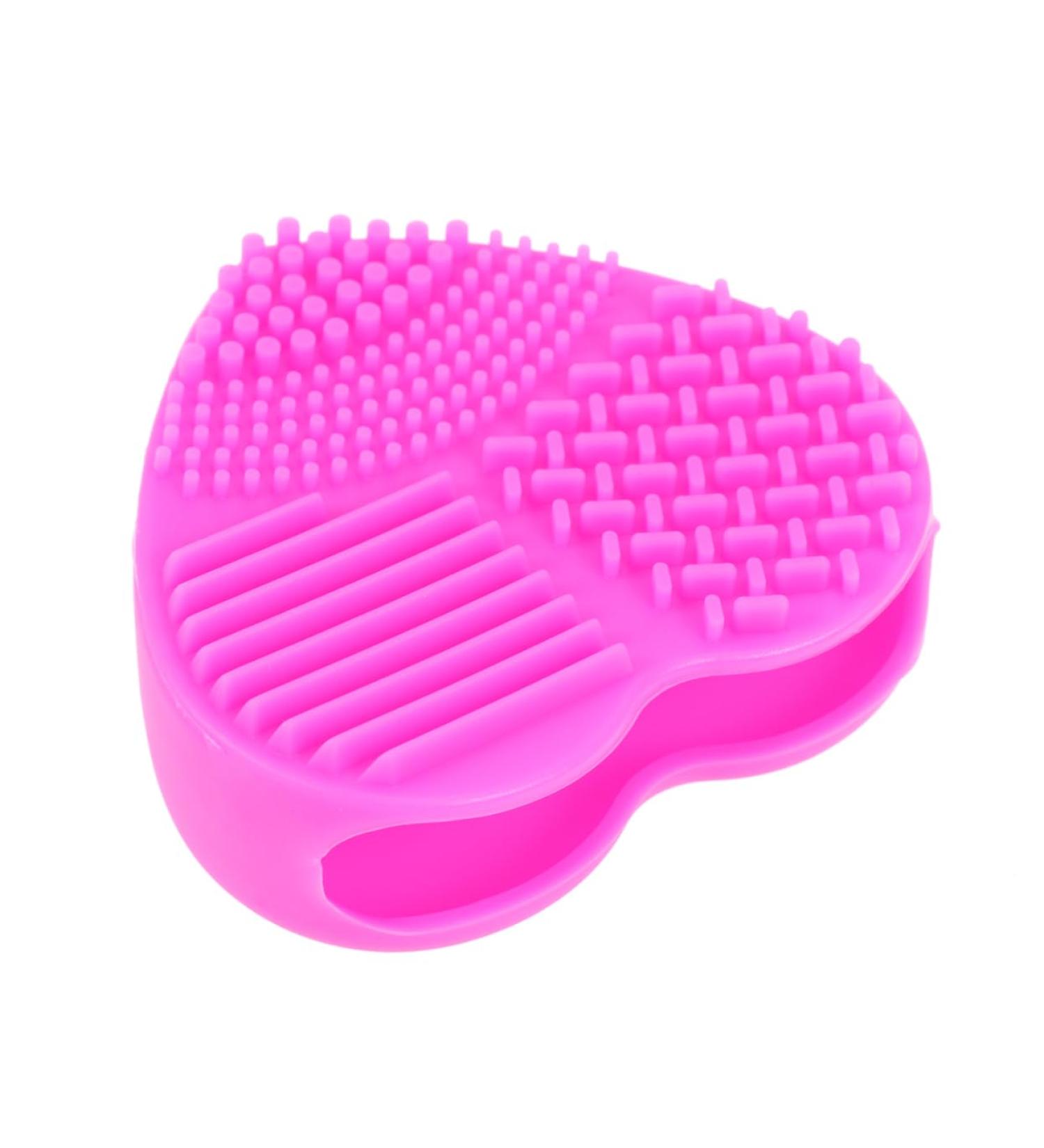 Didiseaon Silicone Makeup Applicator Brush Cleaning Pad Love 8X8.5cm Rosy - Buy Online on GoSupps.com