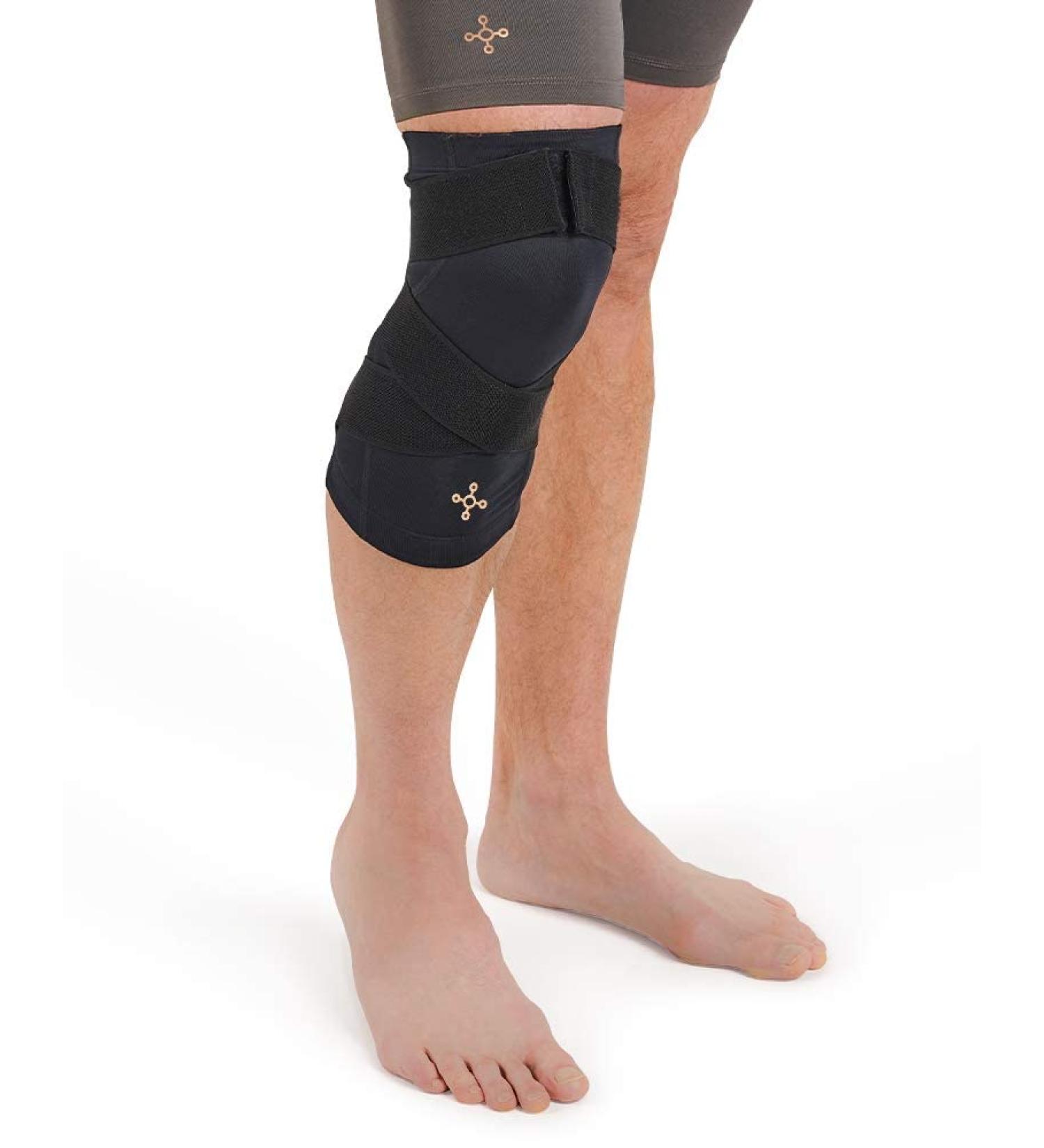 Tommie Copper Pro-Grade Compression Knee Sleeve - Adjustable Unisex Support Sleeve for Knee Stability & Muscle Support, Black (Medium) - Buy Online on GoSupps.com