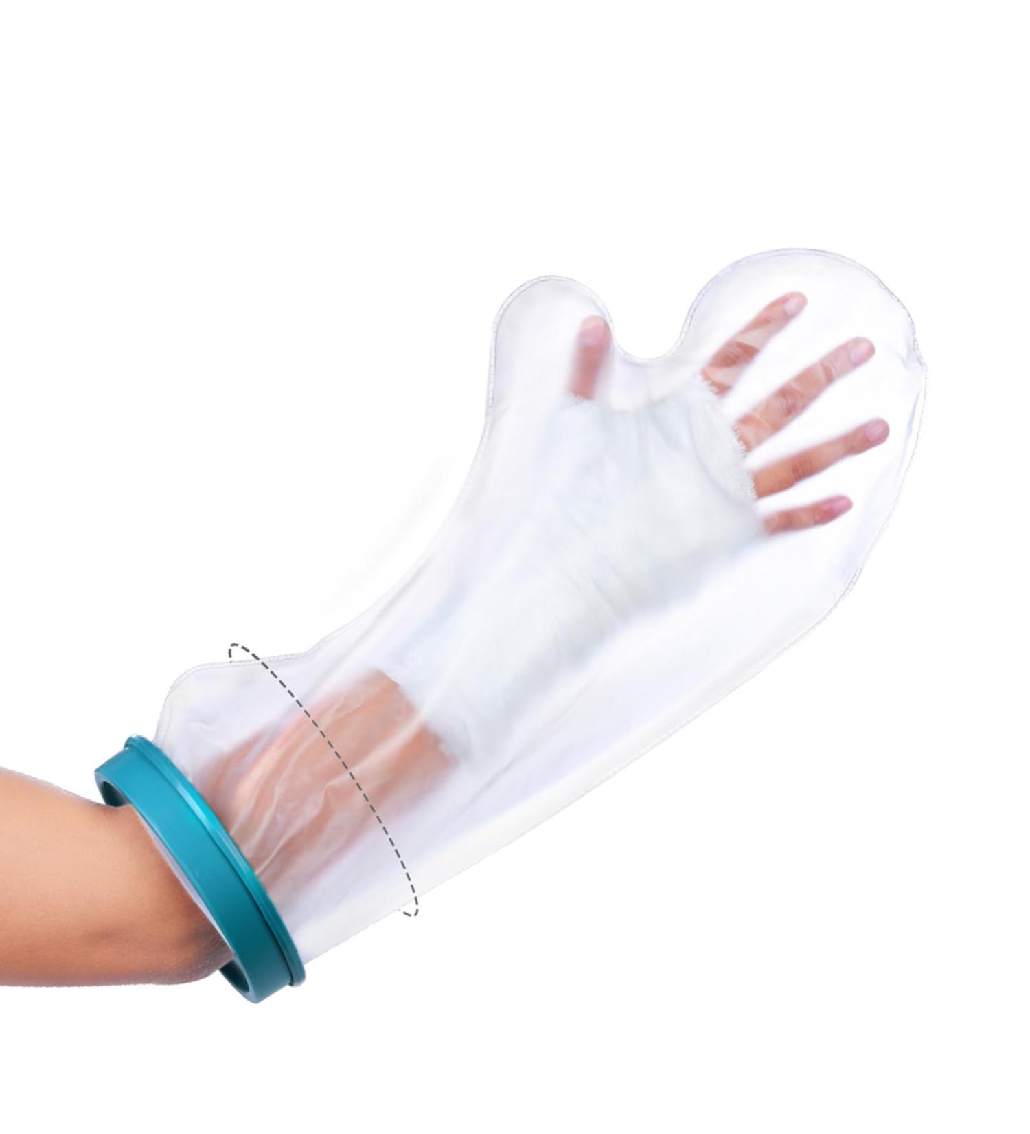 Douqifei Waterproof Plaster for Adults - Short Arm Swimming Wound Cover 51cm Reusable Shower Protection - Buy Online on GoSupps.com