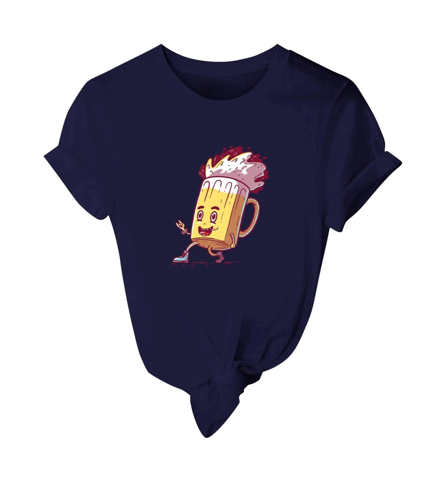 Top Plus Size Women Women's Tops Short Sleeve Round Neck T Shirts Summer Casual Tees T Shirts Navy 3X-Large - Buy Online on GoSupps.com