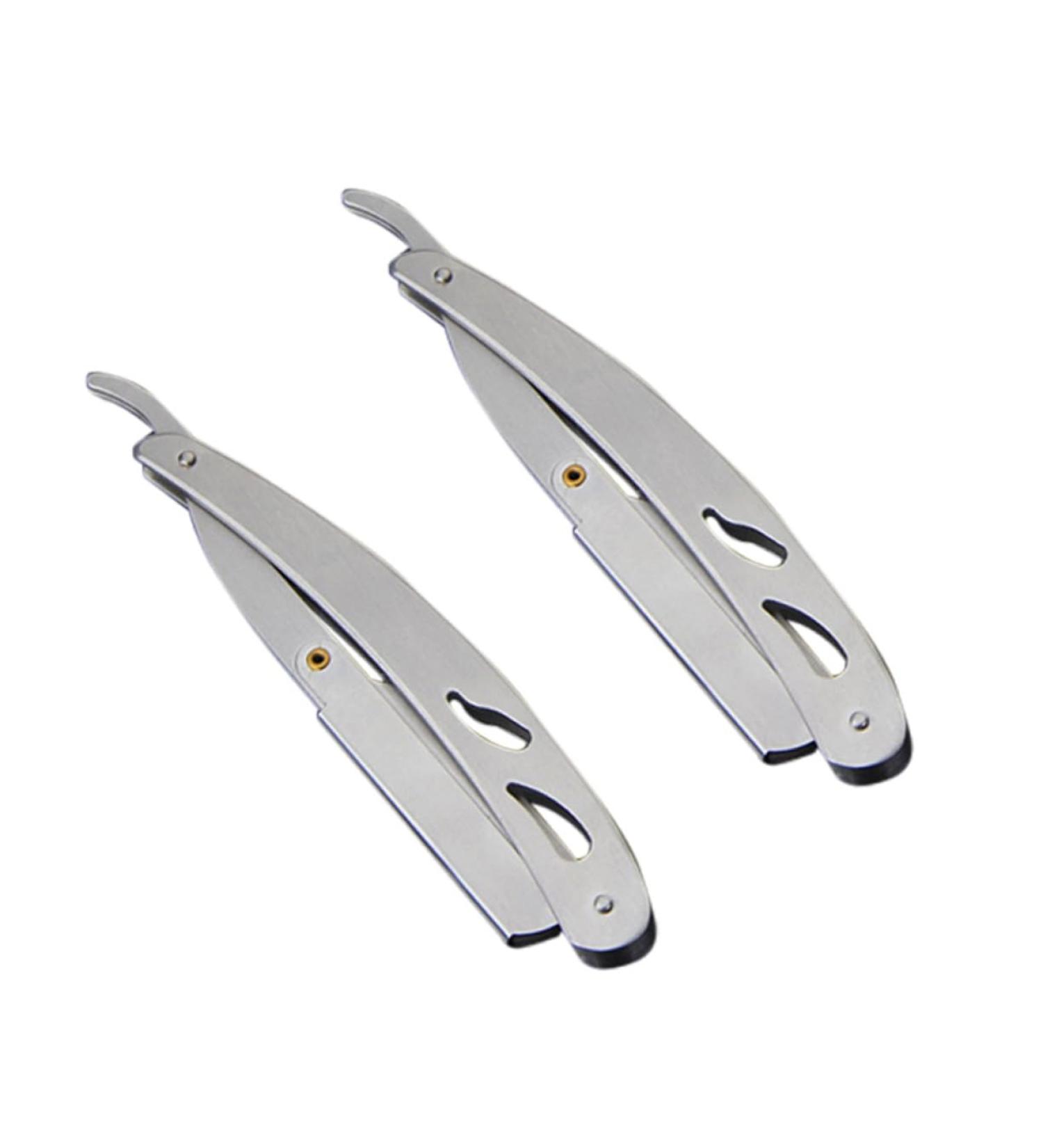 Beaupretty Stainless Steel Razor Holder | Vintage Shaver Stand & Blade Organizer | 2 PCs for Men - Buy Online on GoSupps.com