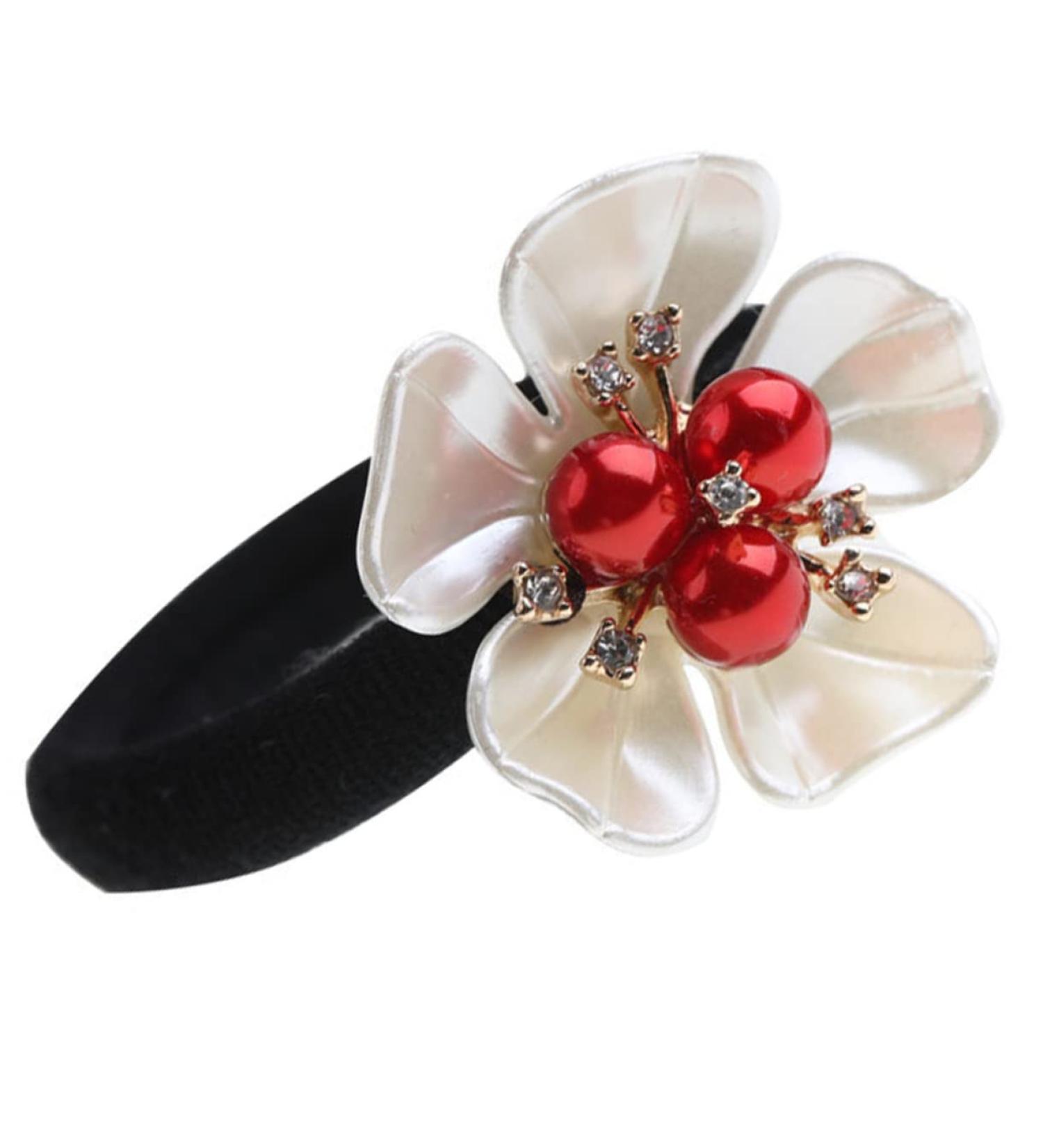 Beatifufu Hair Accessories Hair Rope Flowers Ponytail Holder Flower Hair Tie Multi- Premium Hair Scrunchies Women Hair Scrunchie Miss Synthetic Shell Flower Resin Jiangnan Christmas - Buy Online on GoSupps.com