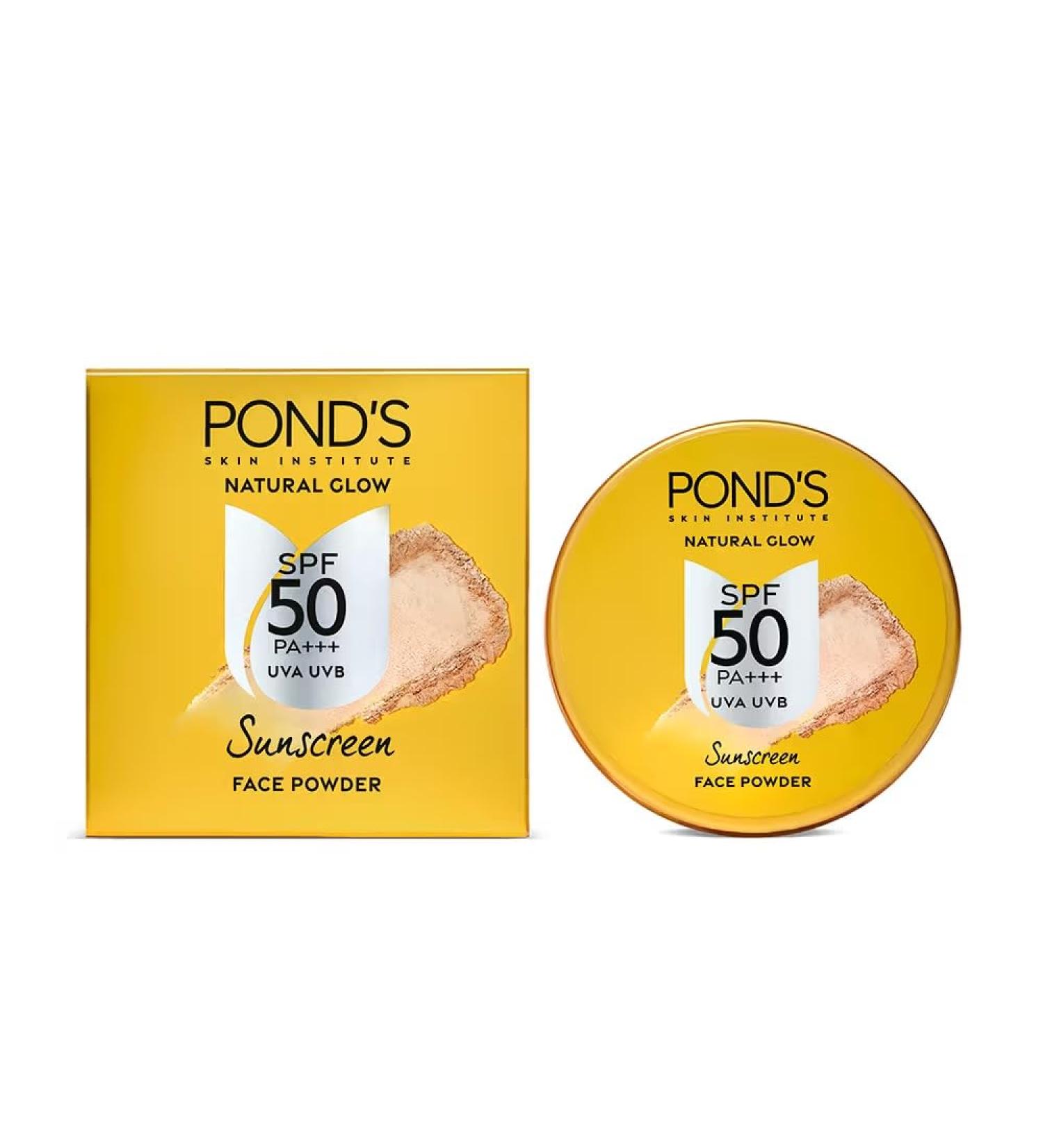 P0ND''S Sunscreen Face Powder with SPF 50 PA+++ UVA UVB Protection 20g Pack of 2 - Buy Online on GoSupps.com