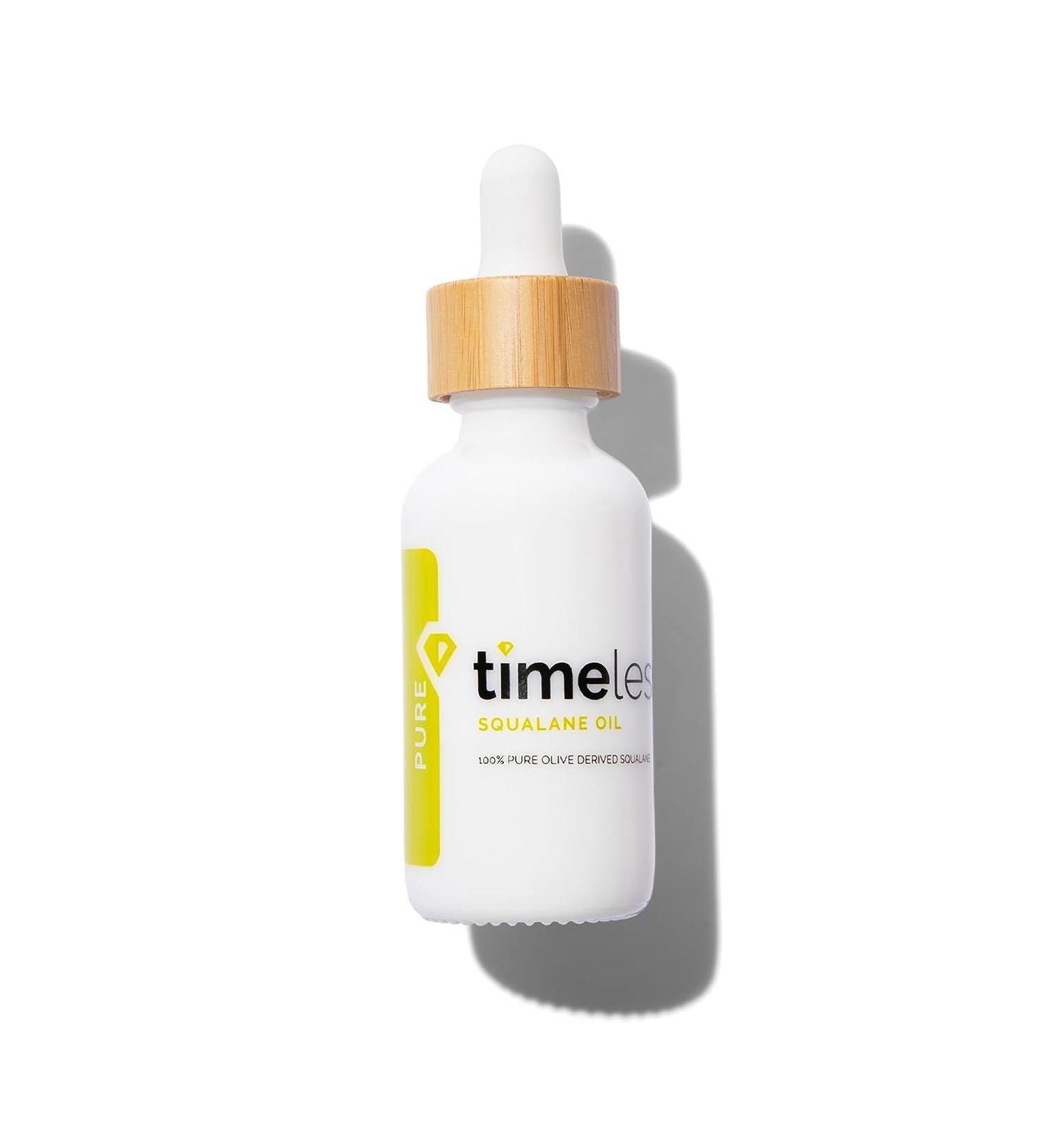 Timeless Skin Care Squalane 100% Pure Olive Squalane 30ml - Hydrate & Restore Skin | International Shipping Available - Buy Online on GoSupps.com