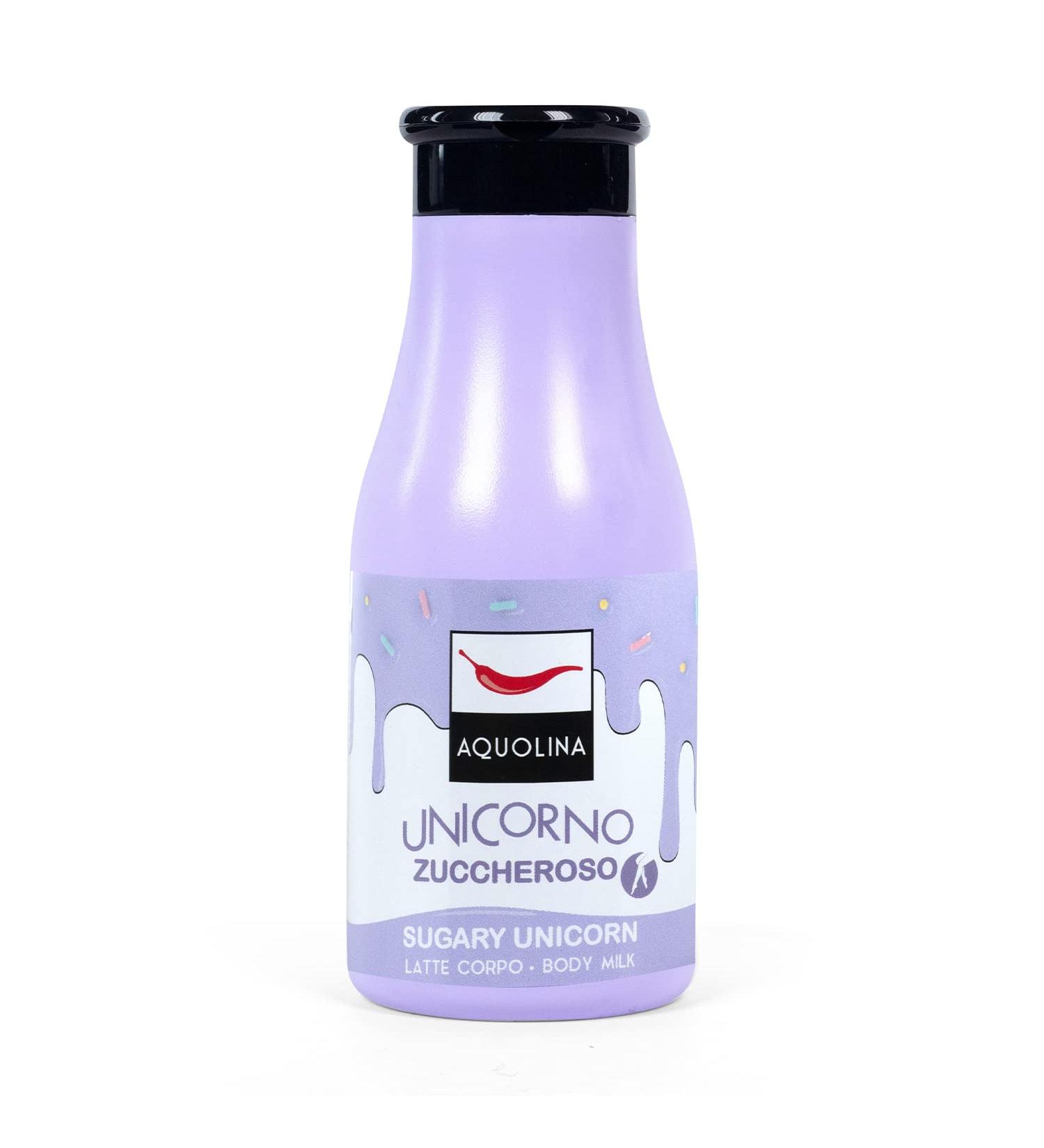 Aquolina Unicorno Zuccheroso Body Milk 250 ml (8.4 Fl Oz) - Made in Italy | Nourishing Moisturizer for Soft Skin | International Shipping Available - Buy Online on GoSupps.com