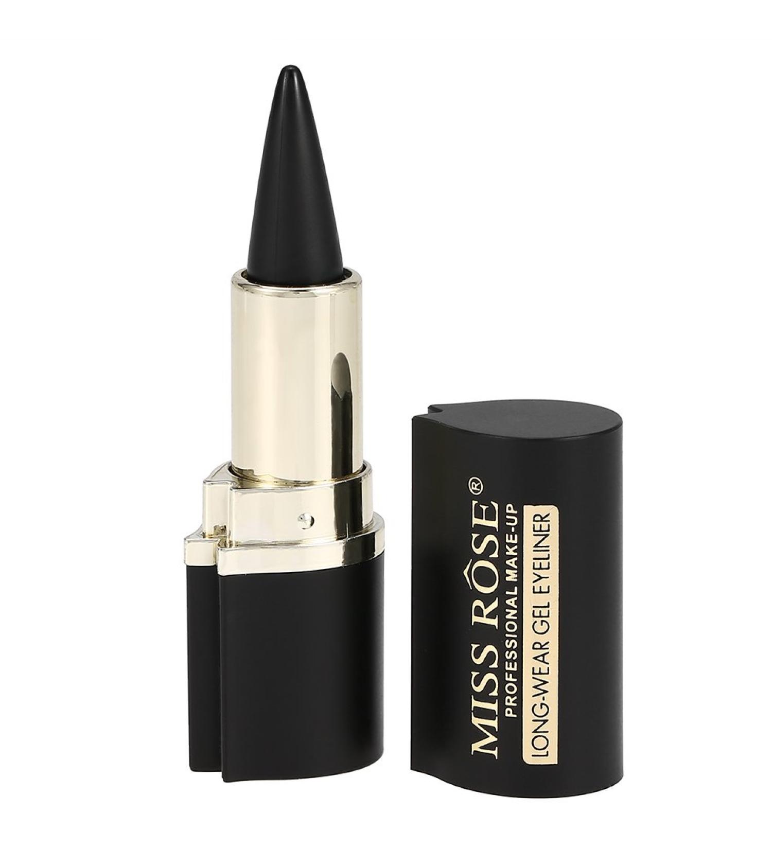 Uxsiya Waterproof Eyeliner Stick Pencil - Durable Matte Eye Makeup Gel Pen Black | International Shipping - Buy Online on GoSupps.com