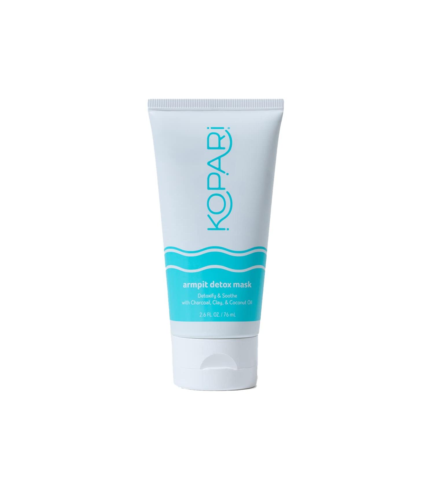Kopari ArmPit Detox Mask - Natural Deodorant Transition Aid with Bamboo Charcoal and Clays - Underarm Detoxifying Mask for Odor Neutralization & Pore Purification - Buy Online on GoSupps.com
