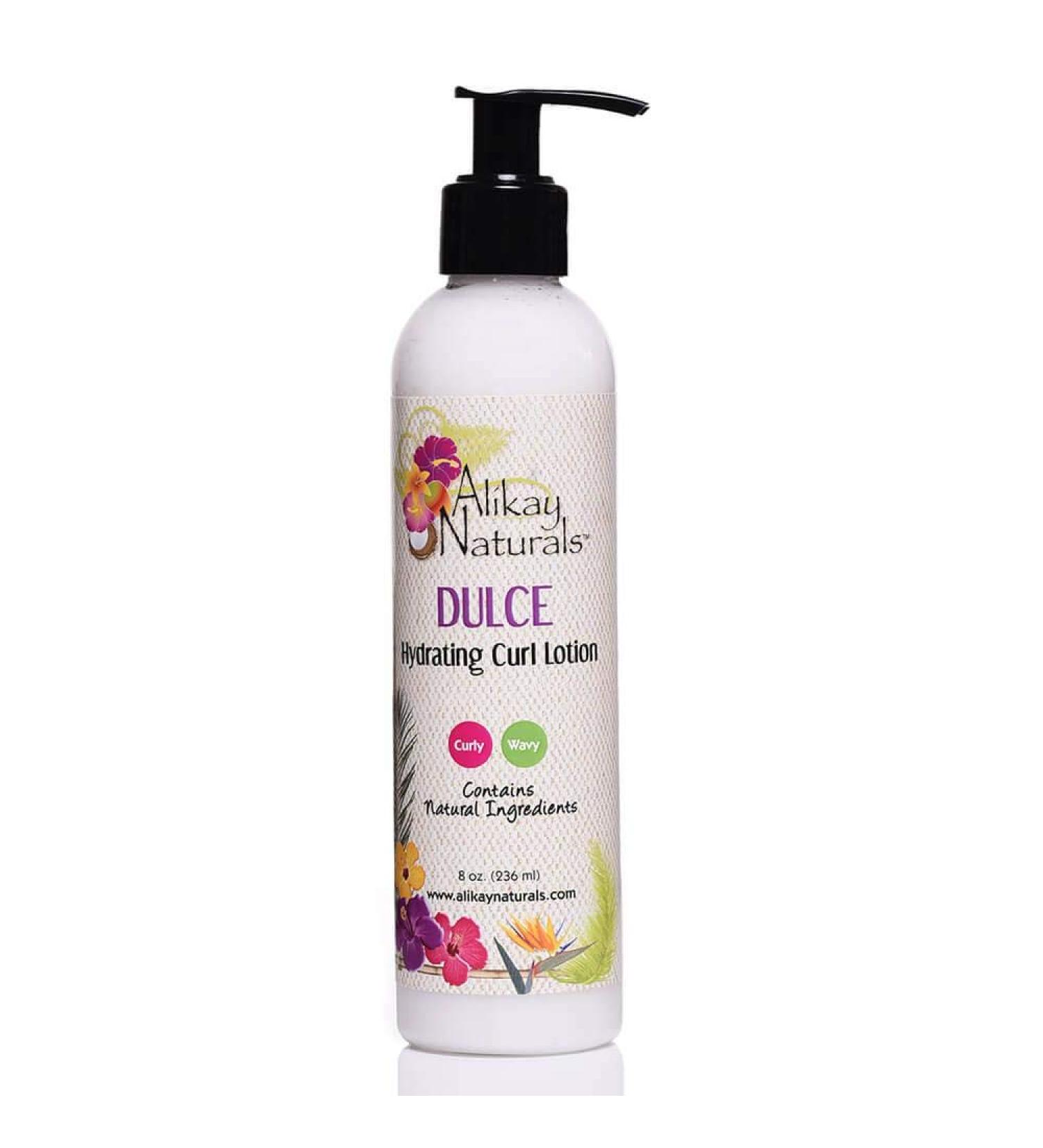 Alikay Naturals Dulce Hydrating Curl Lotion 8 oz - Moisturizing and Defining Curls for All Hair Types | International Shipping Available - Buy Online on GoSupps.com
