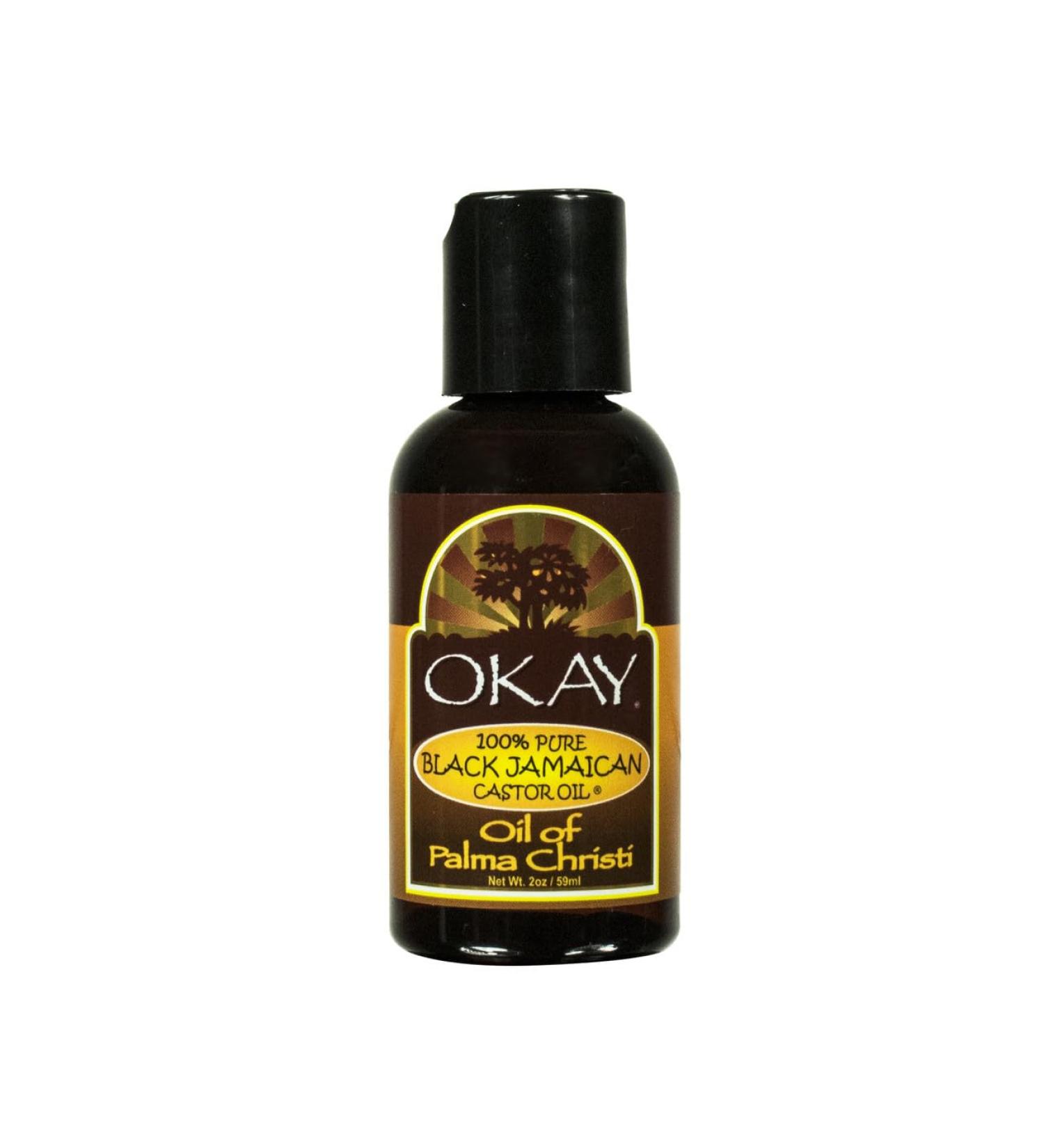 OKAY Pure Naturals Black Jamaican Castor Oil - 2 oz / 59 ml jamaican castor 2 Ounce (Pack of 1) - Buy Online on GoSupps.com