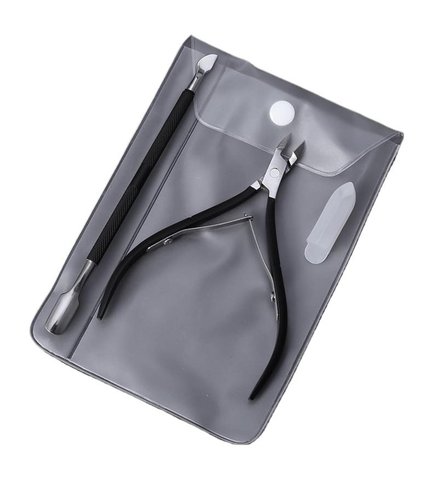 Stainless Steel Dead Skin Shears Manicure Burr Care Manicure Tool Pliers Barbed Nail Clippers 2-Piece Set Stainless Steel Manicure Trimming Tools As shown - Buy Online on GoSupps.com