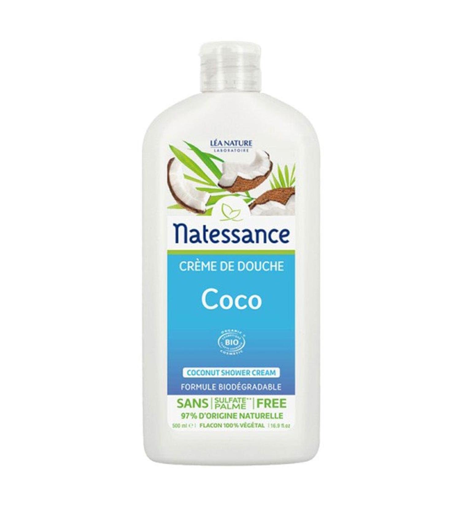Natessance Organic Coconut Shower Cream 250ml