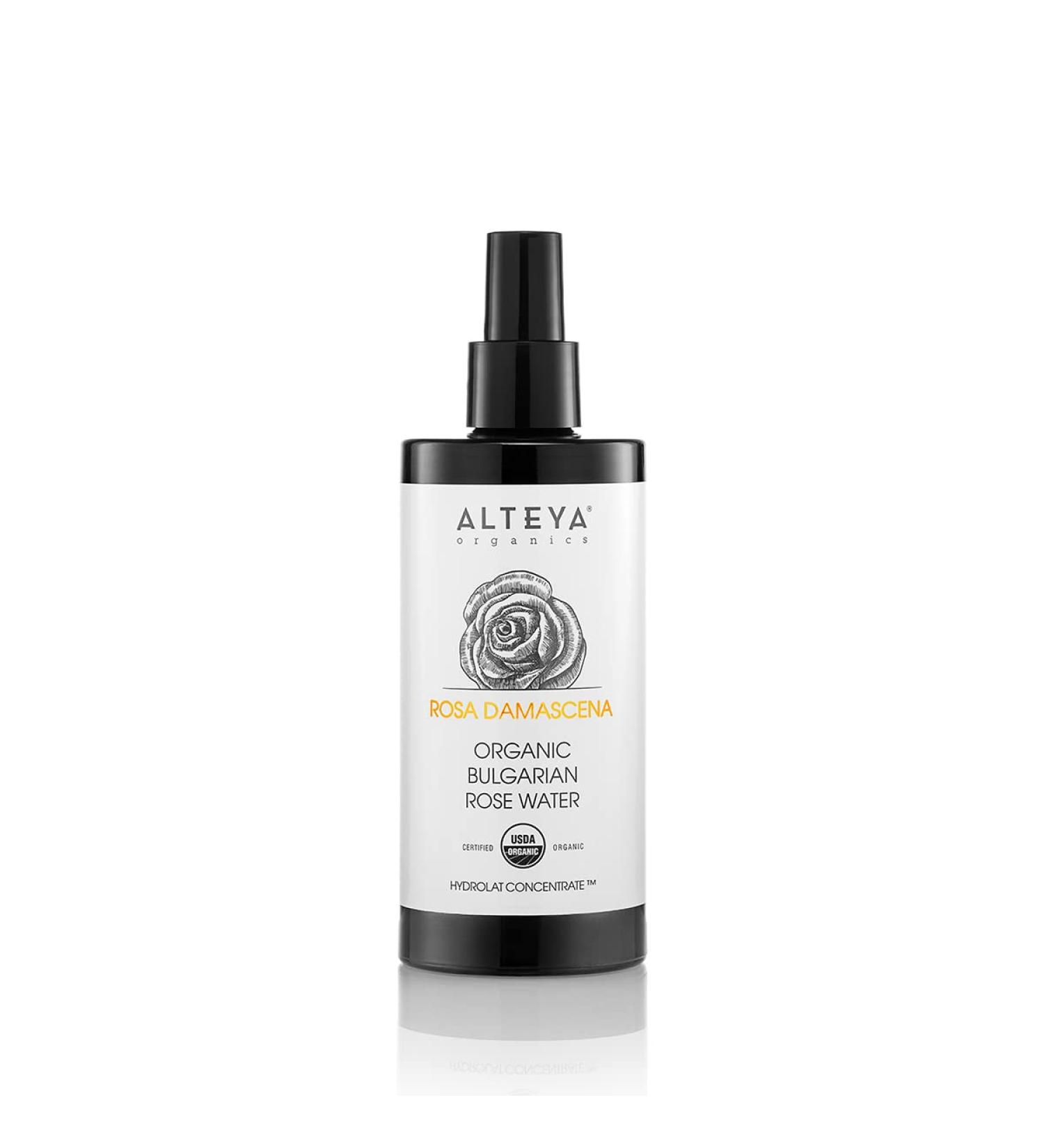 Alteya High-Potency Rose Water USDA Organic Facial Toner 6000 Roses in a Bottle 200mL Pure Bulgarian Rosa Damascena Flower Water Award-Winning Moisturizer in Miron Biophotonic Glass 200 ml (Pack of 1) - Buy Online on GoSupps.com