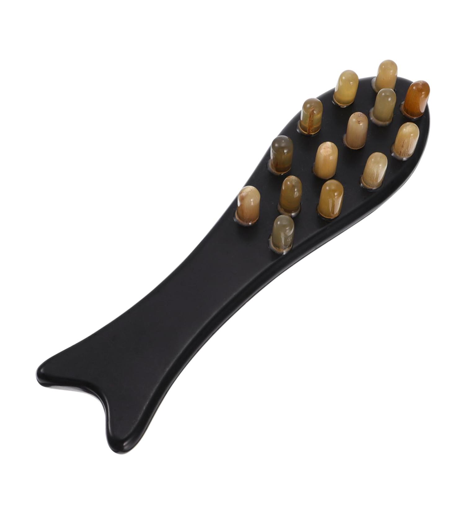 FRCOLOR Peigne Massage Naturel pour Femme Corne de B uf Soulage la Fatigue et Stimule le Chevelu - Buy Online on GoSupps.com