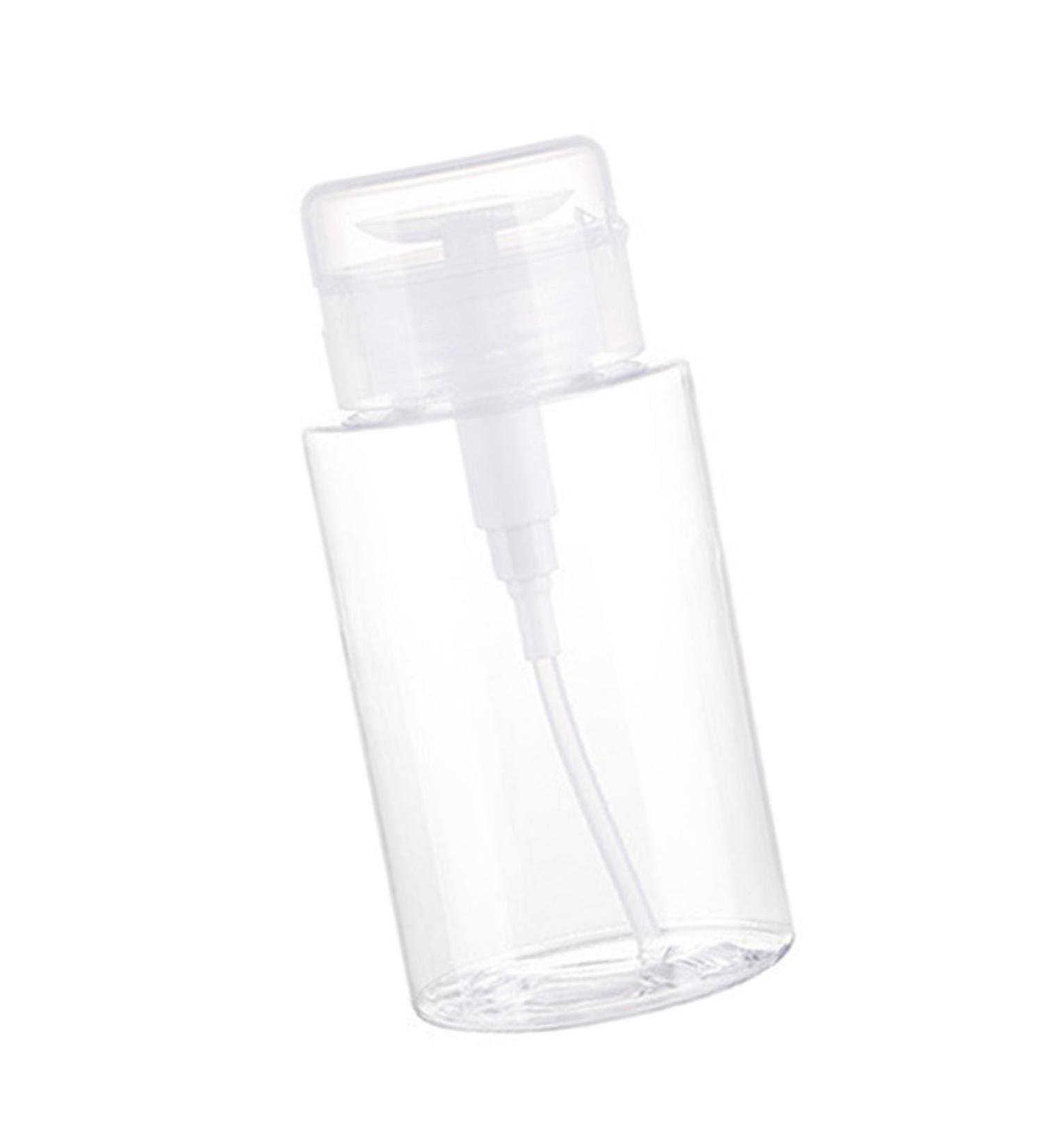 Push Down Dispenser Bottle Pressure Pump Dispenser Bottle Portable Multifunction for Makeup Remover (200ml) - Buy Online on GoSupps.com