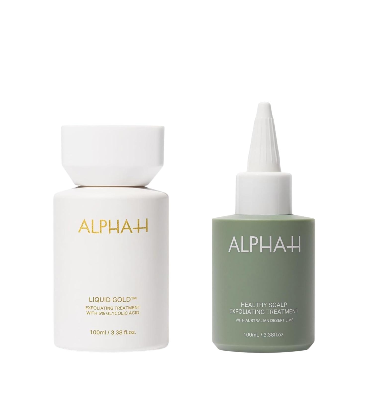 Alpha-H Liquid Gold and Scalp Exfoliating Treatment Bundle - Buy Online on GoSupps.com