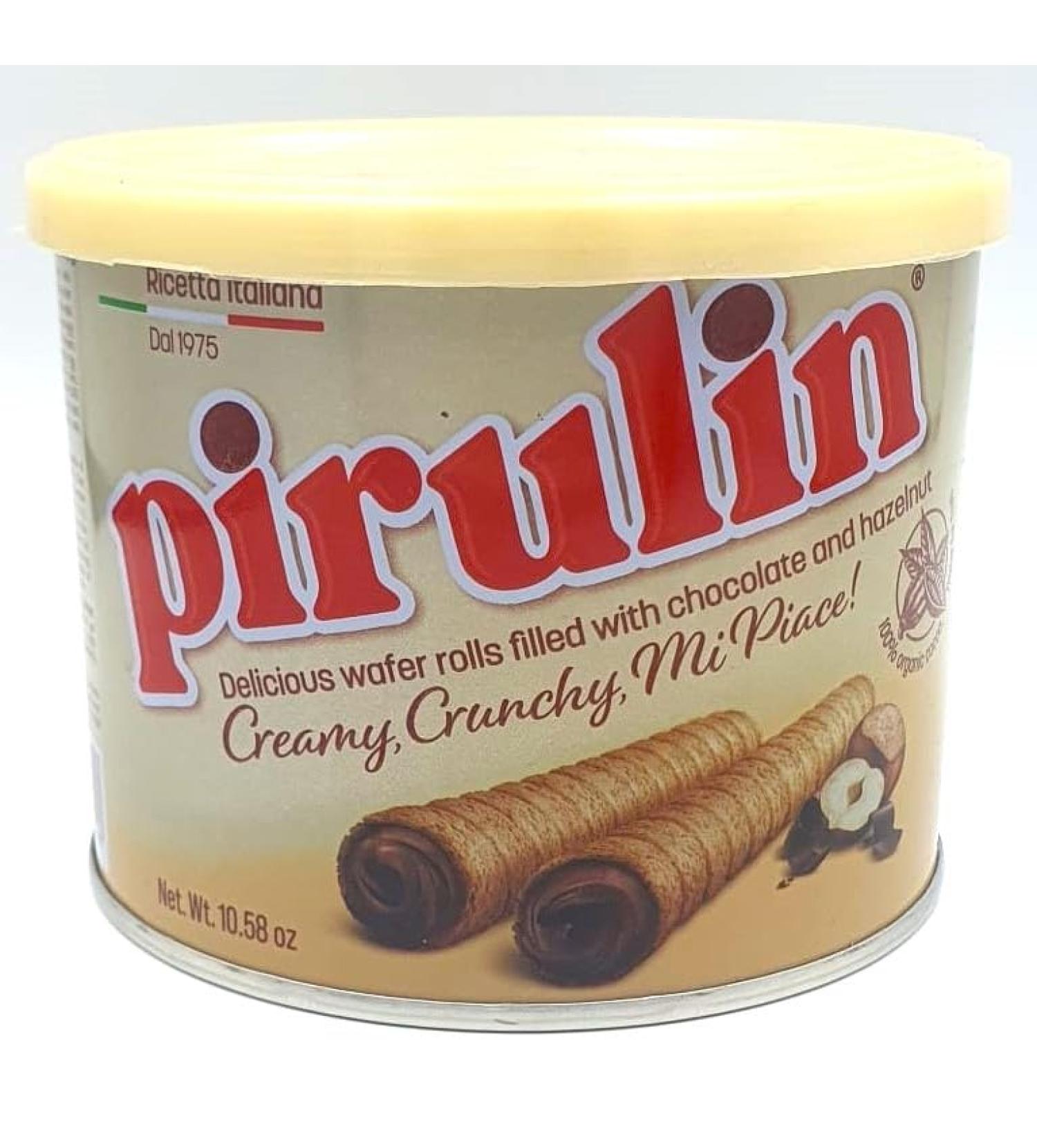 GREAT BRITISH TRADING LIMITED PIRULIN Chocolate and Hazelnut Filled Wafers 300g Box - Buy Online on GoSupps.com