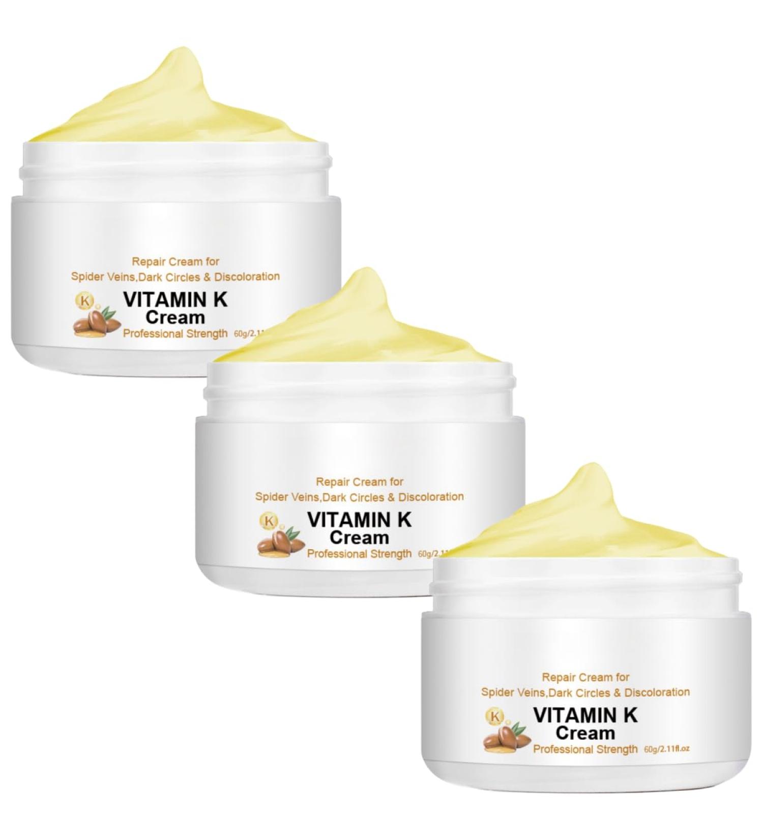 Vitamin K cream miracle varicose veins cream for legs varicose veins relief and restoration cream for legs cream serum for eliminating varicose veins moisturizing and - Buy Online on GoSupps.com