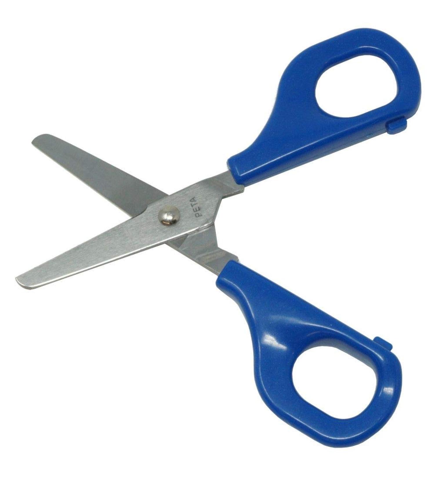 Easi-Grip scissors for children self-opening right-handed left-handed therapeutic scissors occupational therapy PETA (right-handed)