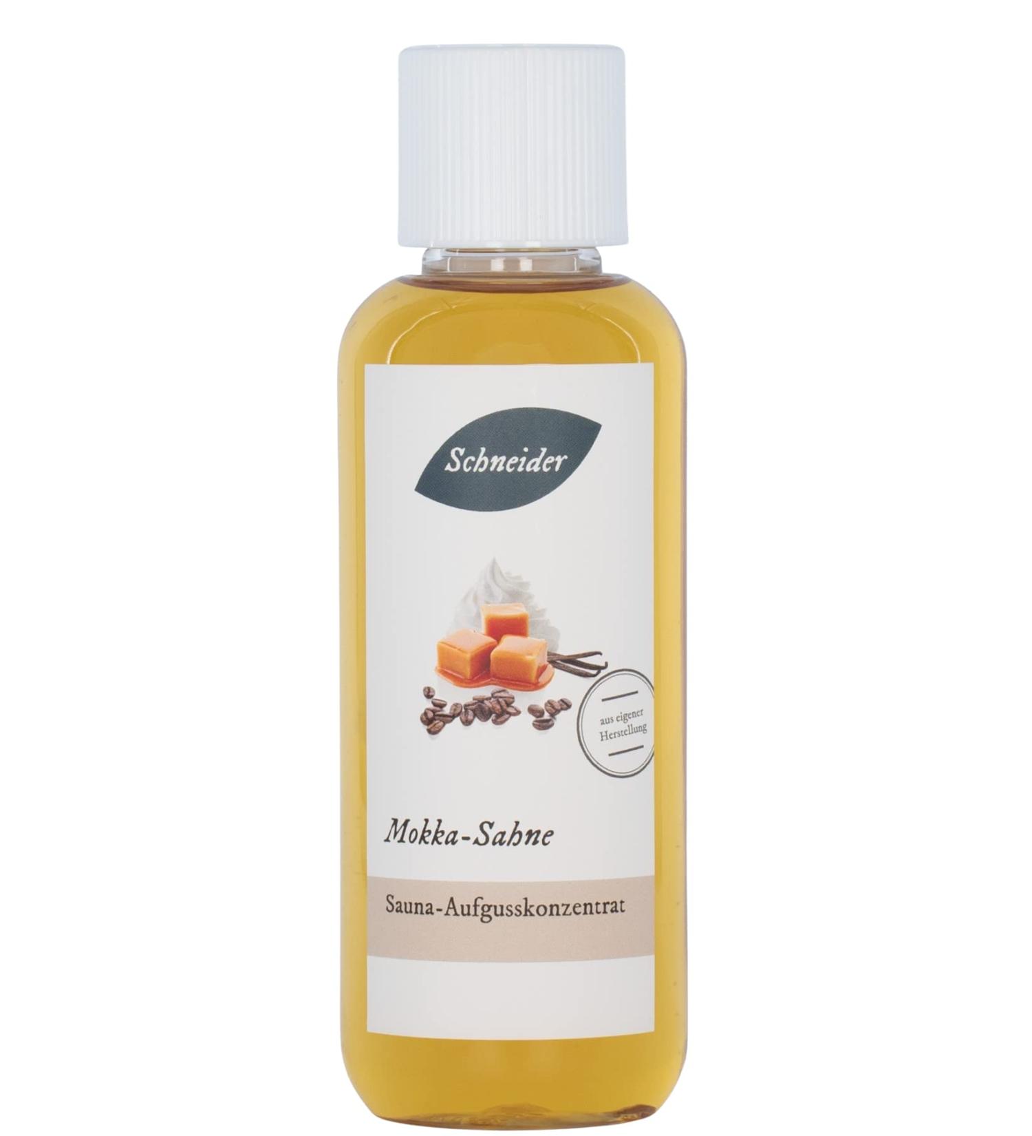 Saunabedarf Schneider Infusion Concentrate Mocha Cream - 250ml Caramel-Creamy Sauna Infusion for Ultimate Relaxation - Buy Online on GoSupps.com