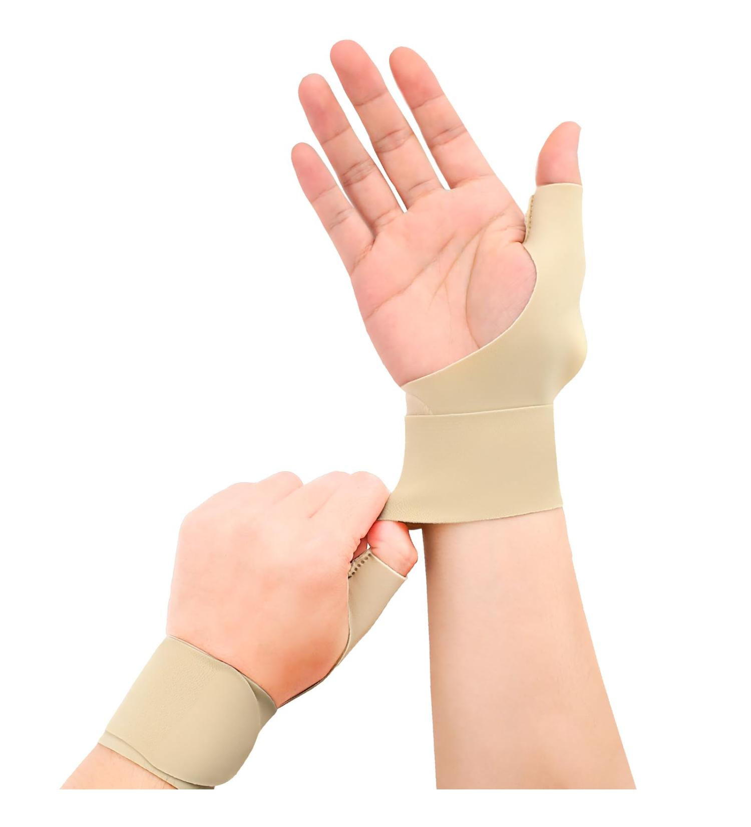 Buy Wrist Brace with Thumb Support - Arthritis Pain Relief & Compression Sleeve for Optimal Comfort - Buy Online on GoSupps.com