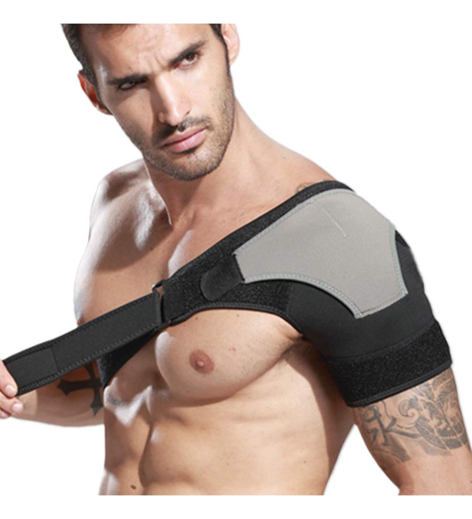 Exceart Adjustable Shoulder Heating Wrap - Thermal Support Brace for Pain Relief & Posture | Perfect for Sports & Fitness - Buy Online on GoSupps.com